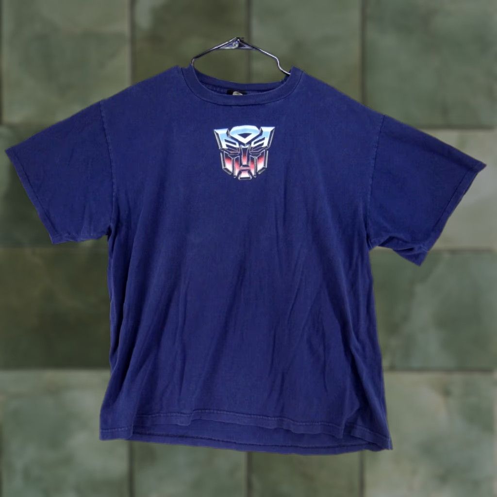Changes VTG Transformers Autobots Logo T-Shirt Men's XL Blue Changes Shirt Short Sleeve Crew Neck Graphic Print Retro 90s Size US XL / EU 56 / 4 - 1 Thumbnail