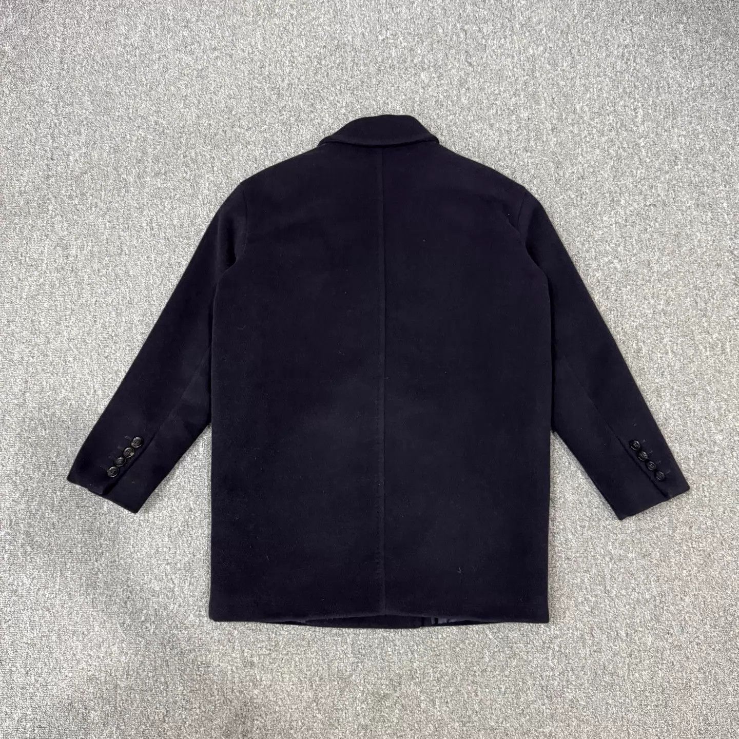 Max Mara MaxMara Black DB Mid-Length Overcoat Size 30 99 New Size XS / US 0-2 / IT 36-38 - 2 Thumbnail