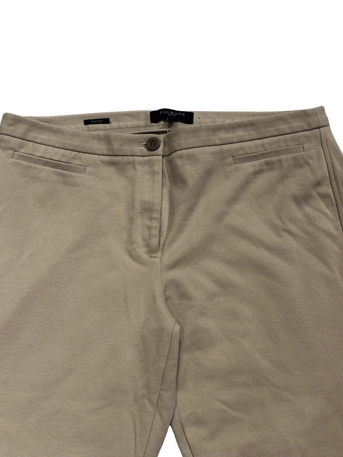Talbots Women’s beige ankle pants.wp1010 Size 34" / US 12 / IT 48 - 2 Thumbnail