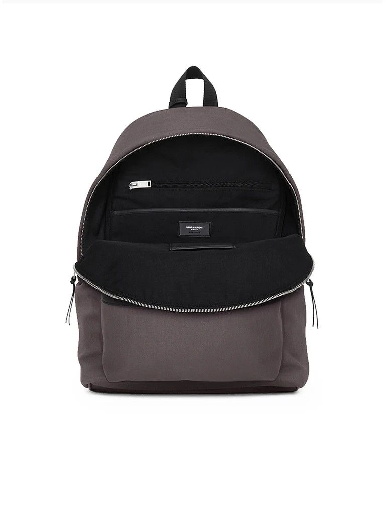 Saint Laurent Paris o1b1hav110425 Size: OS / City Backpack Canvas And Leather Size ONE SIZE - 3 Thumbnail