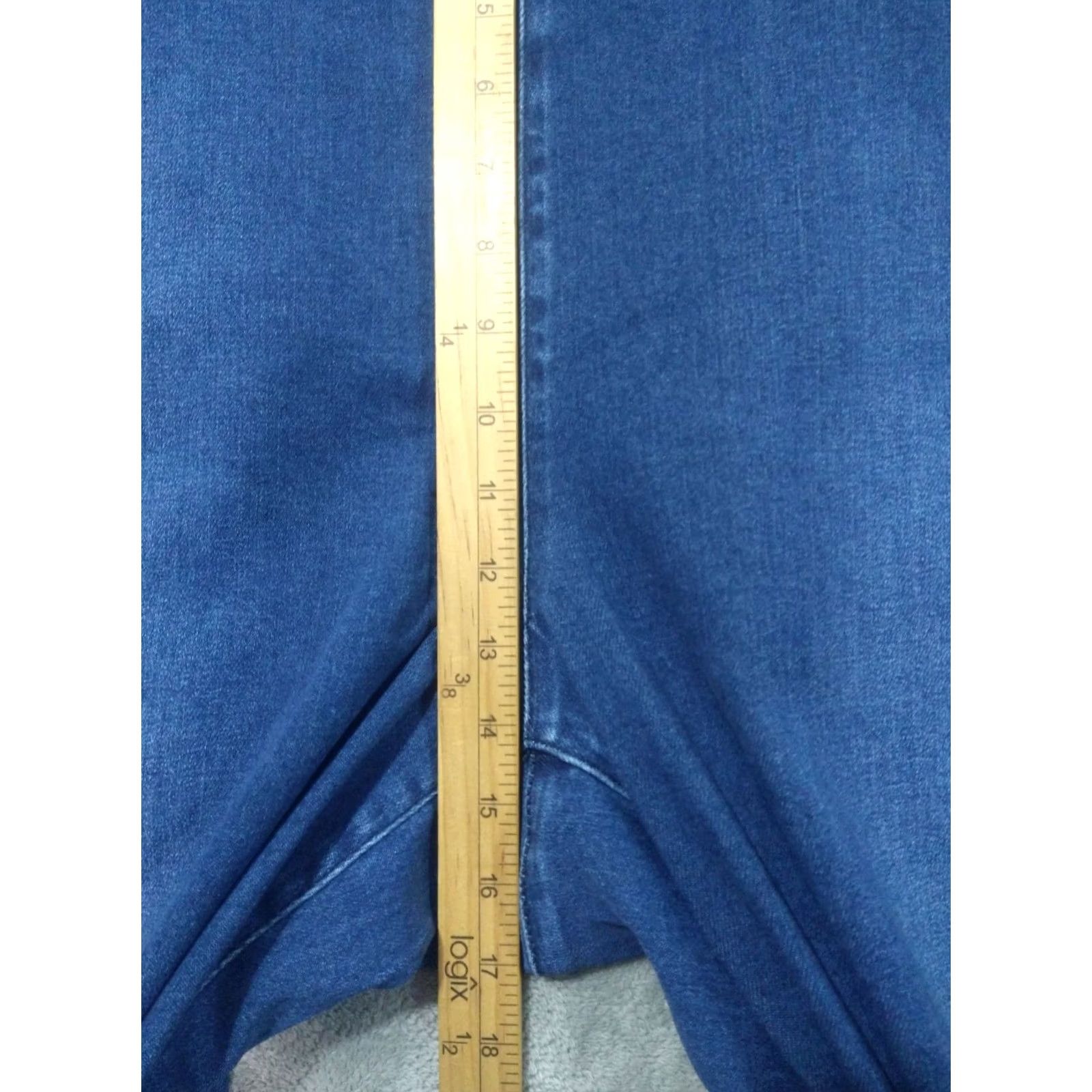 NYDJ NYDJ Jeans Women Blue Denim Bailey Relaxed Straight Ankle Lift Tuck High Rise 4X Size 40" / US 18 - 5 Thumbnail