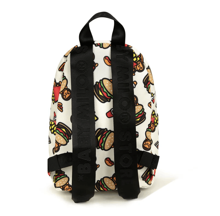 Bape Bape Baby MILO FAST FOOD ALL PRINT PATTERN MINI BACKPACK Size ONE SIZE - 3 Thumbnail