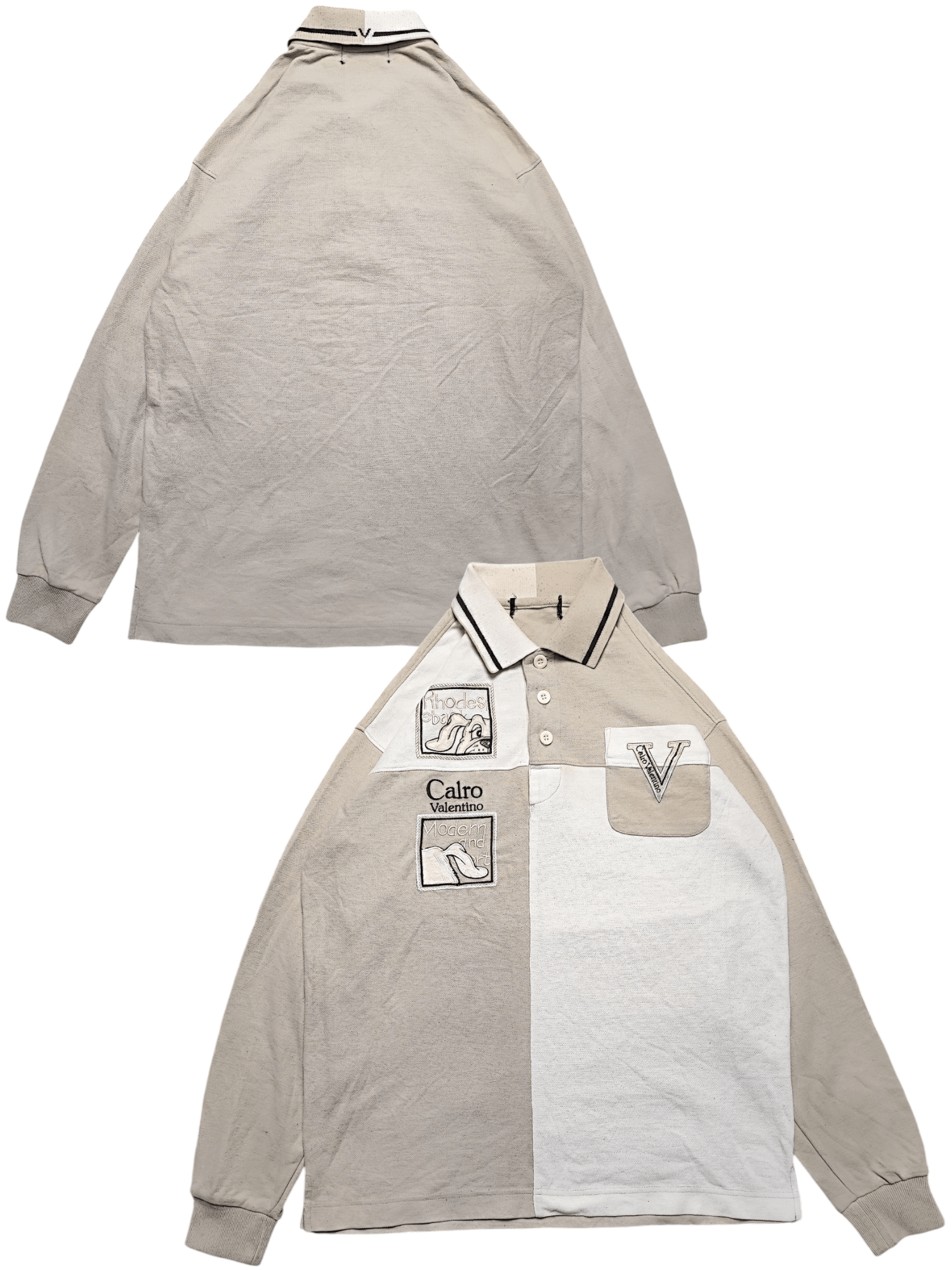 Valentino Carlo Valentino Long Sleeve Shirt Size US M / EU 48-50 / 2 - 1 Thumbnail