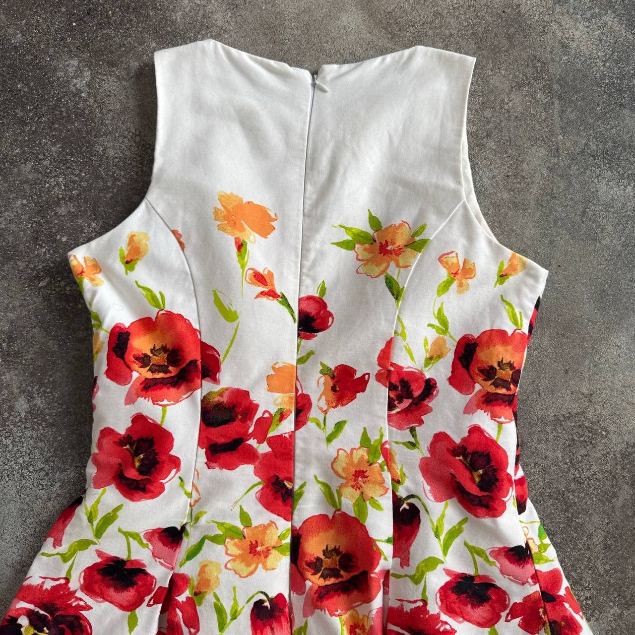 RRL Ralph Lauren × Ralph Lauren × Vintage Lauren Ralph Lauren Vintage Amazing Floral Dress Size S / US 4 / IT 40 - 8 Thumbnail