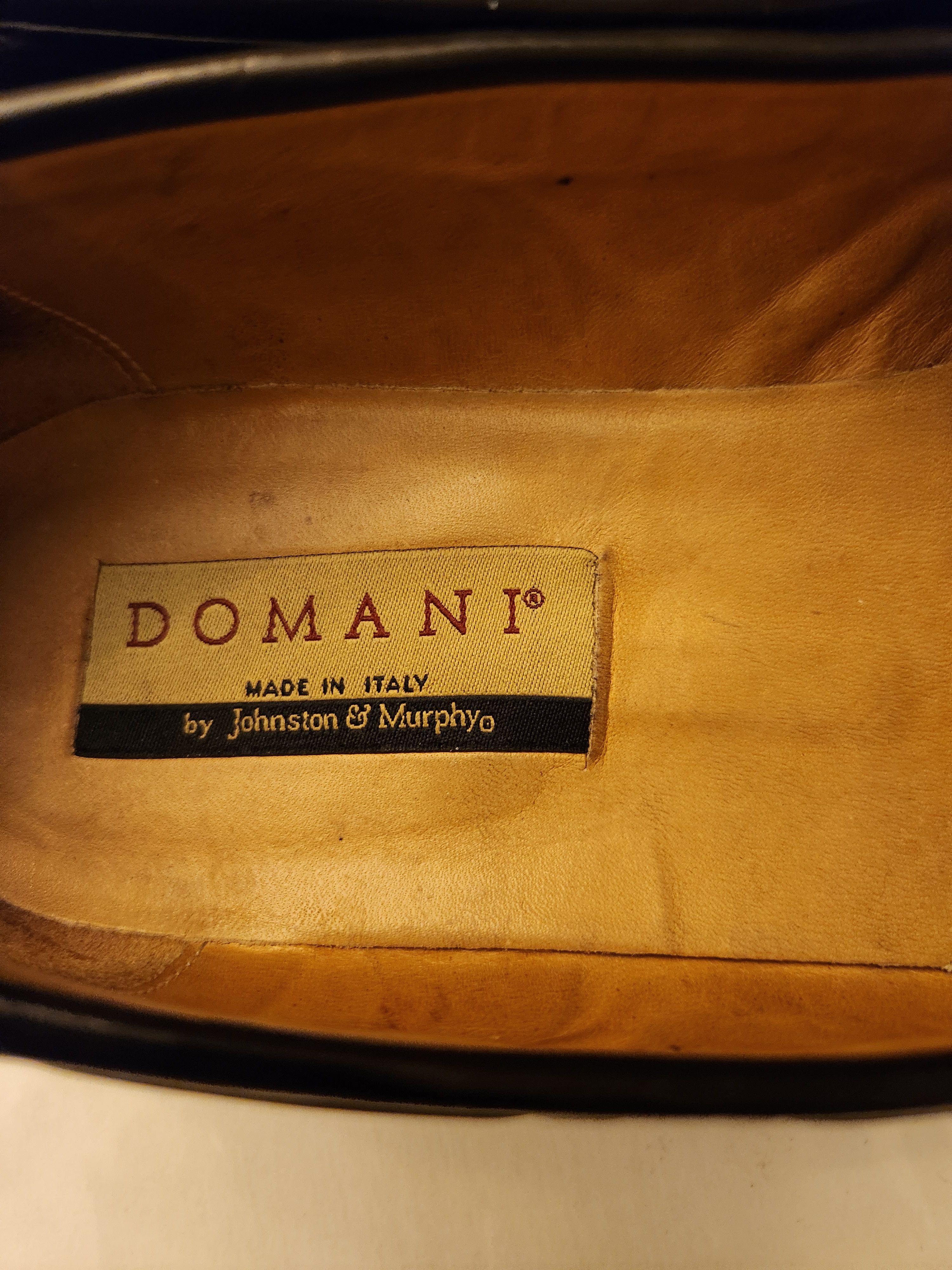 Johnston & Murphy Vintage Domani 100% Leather Woven Tasseled Slip-on Loafers Size US 10 / EU 43 - 5 Thumbnail