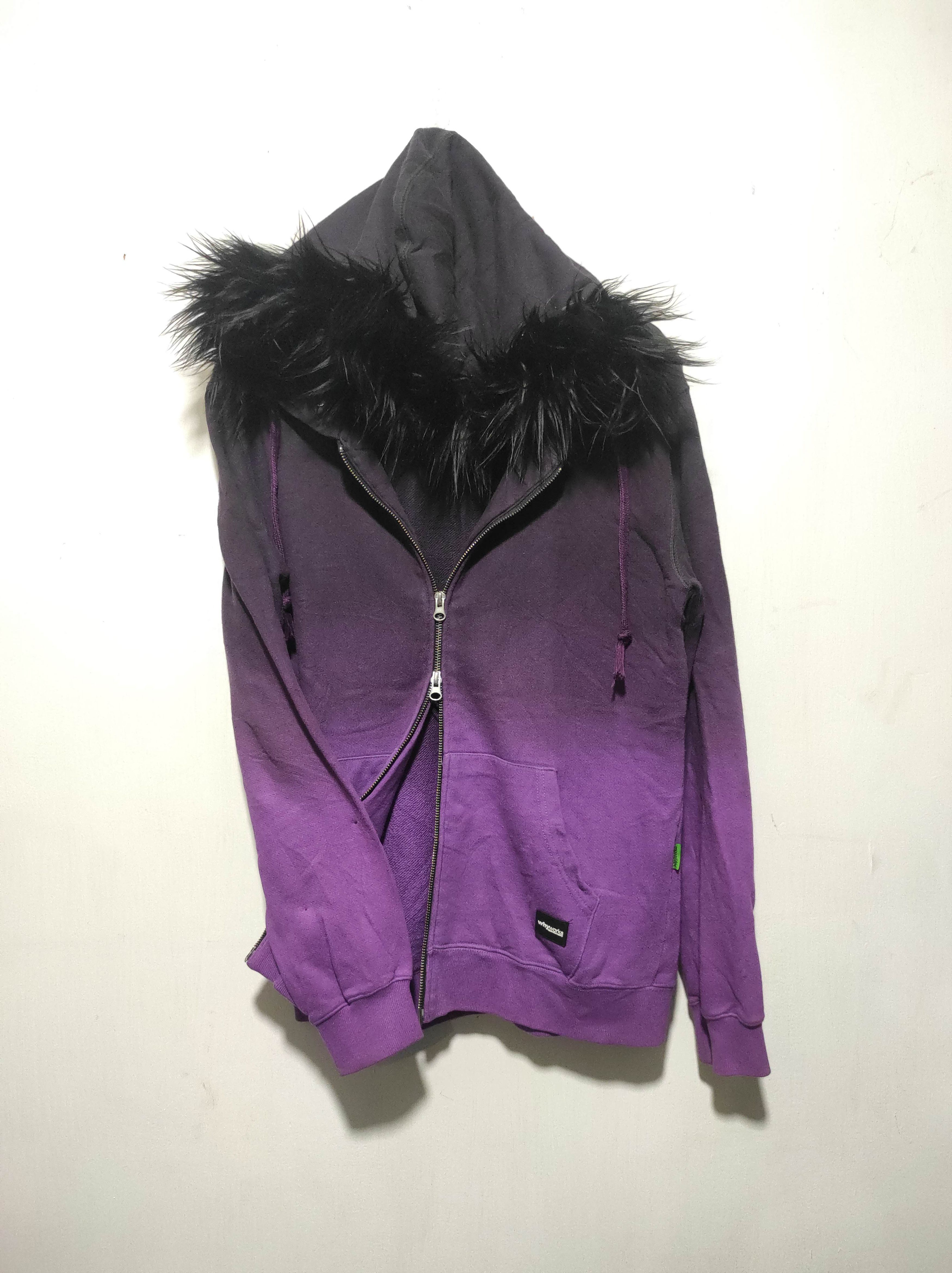 Hysteric Glamour Why Works Gradation Double Zipper Fur Hoodie LGB style Size US M / EU 48-50 / 2 - 2 Thumbnail