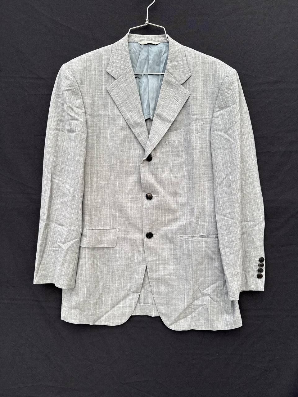 Other Lonner Dormeuil Double Breasted Navy Pinstripe Suit Size 38R - 5 Thumbnail