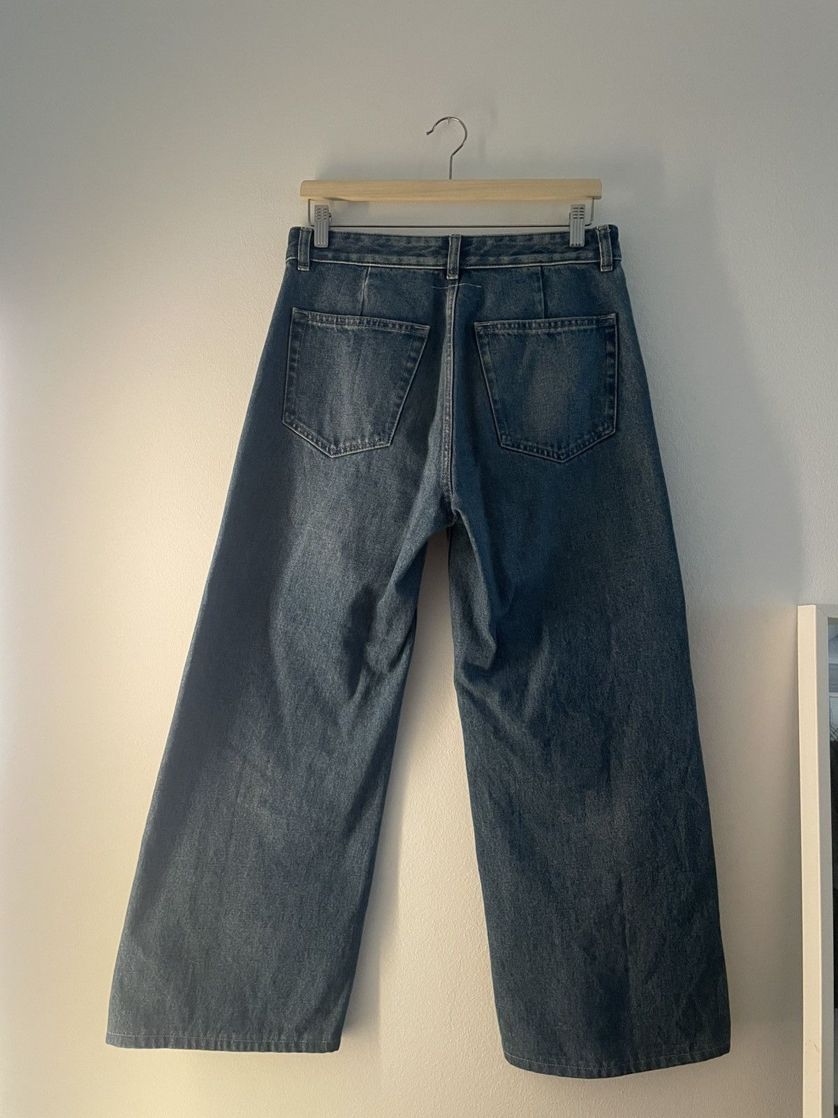 Maison Margiela MM6 Wideleg Denim Jeans Size US 44 / EU 60 - 2 Thumbnail