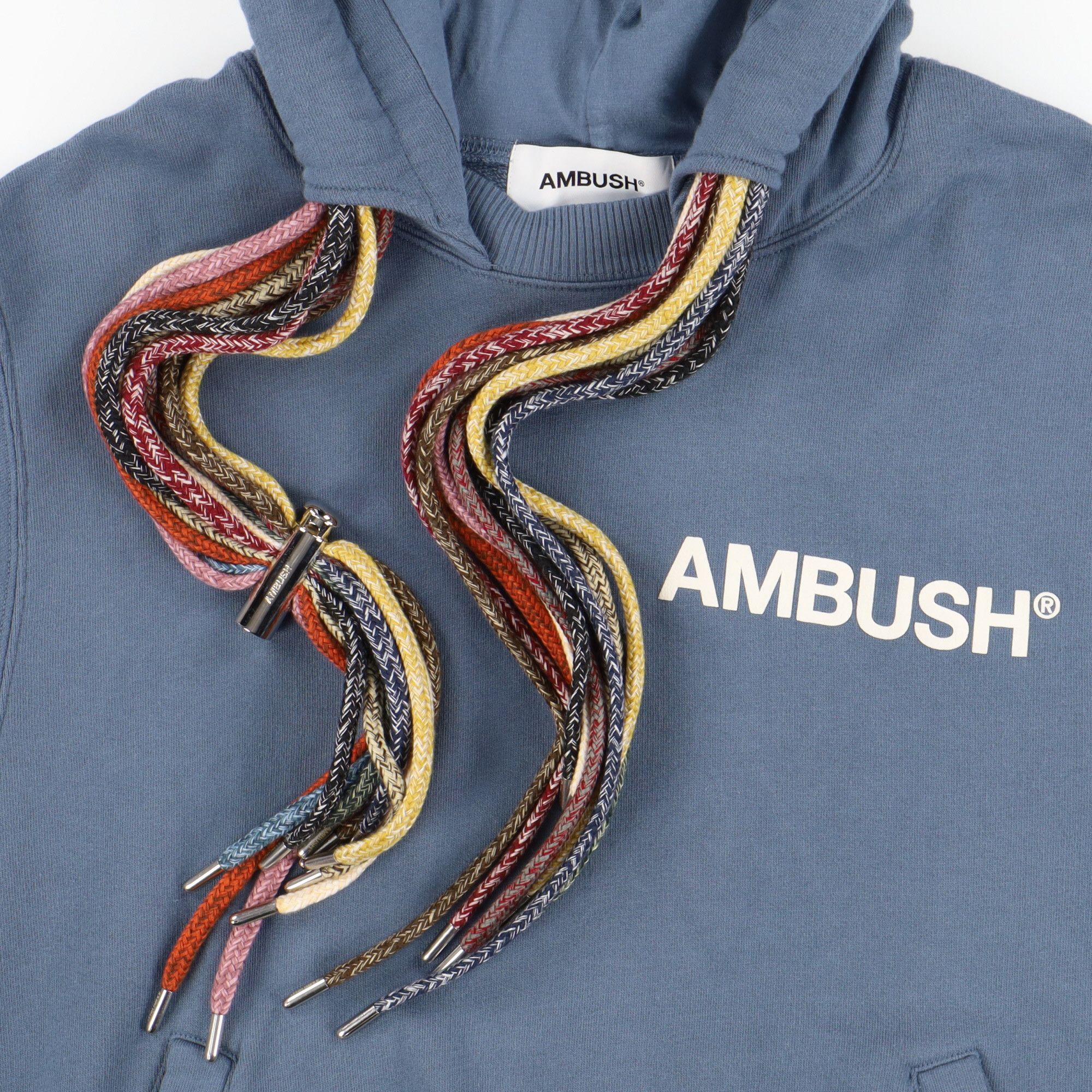 Ambush Design Blue Multi Drawstring Logo Hoodie Size US XS / EU 42 / 0 - 7 Thumbnail