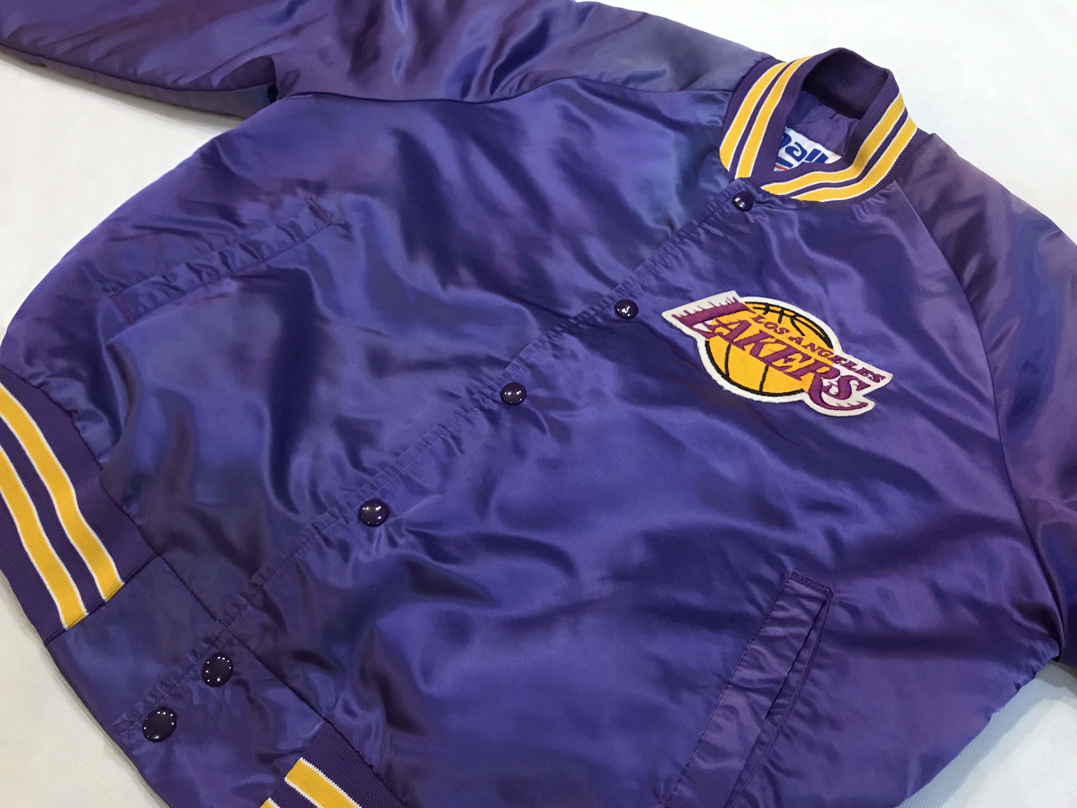 Chalk Line × NBA × Vintage Vintage Chalk Line NBA Los Angeles Lakers Bomber Jacket Size US L / EU 52-54 / 3 - 10 Thumbnail
