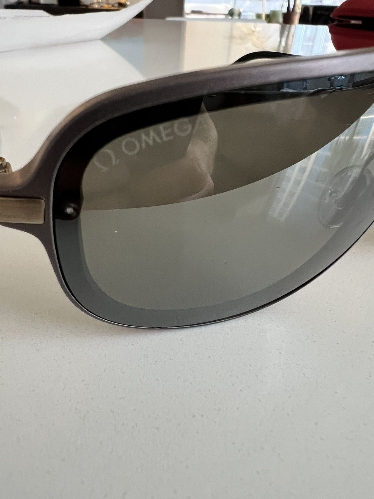 Omega Omega Pilot Sunglasses with Case Size ONE SIZE - 6 Thumbnail
