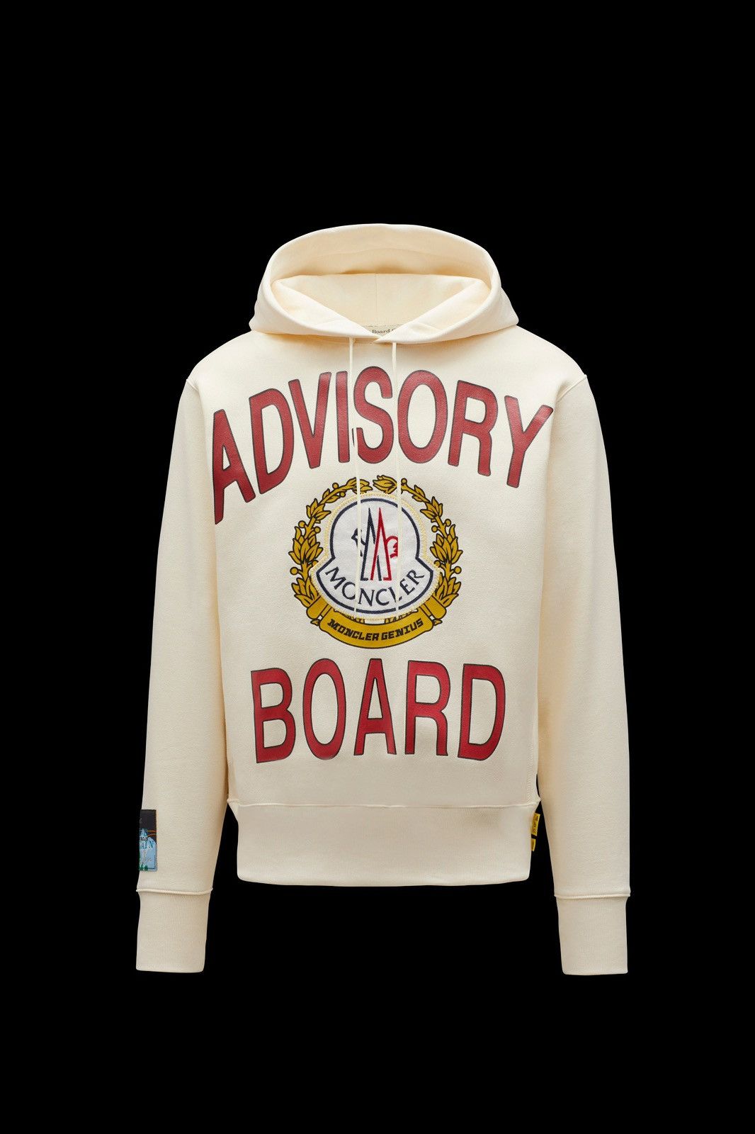 Advisory Board Crystals × Moncler Medium ABC Moncler Hoodie Cream Glitter Embroidery ABC 123. Size US M / EU 48-50 / 2 - 6 Thumbnail