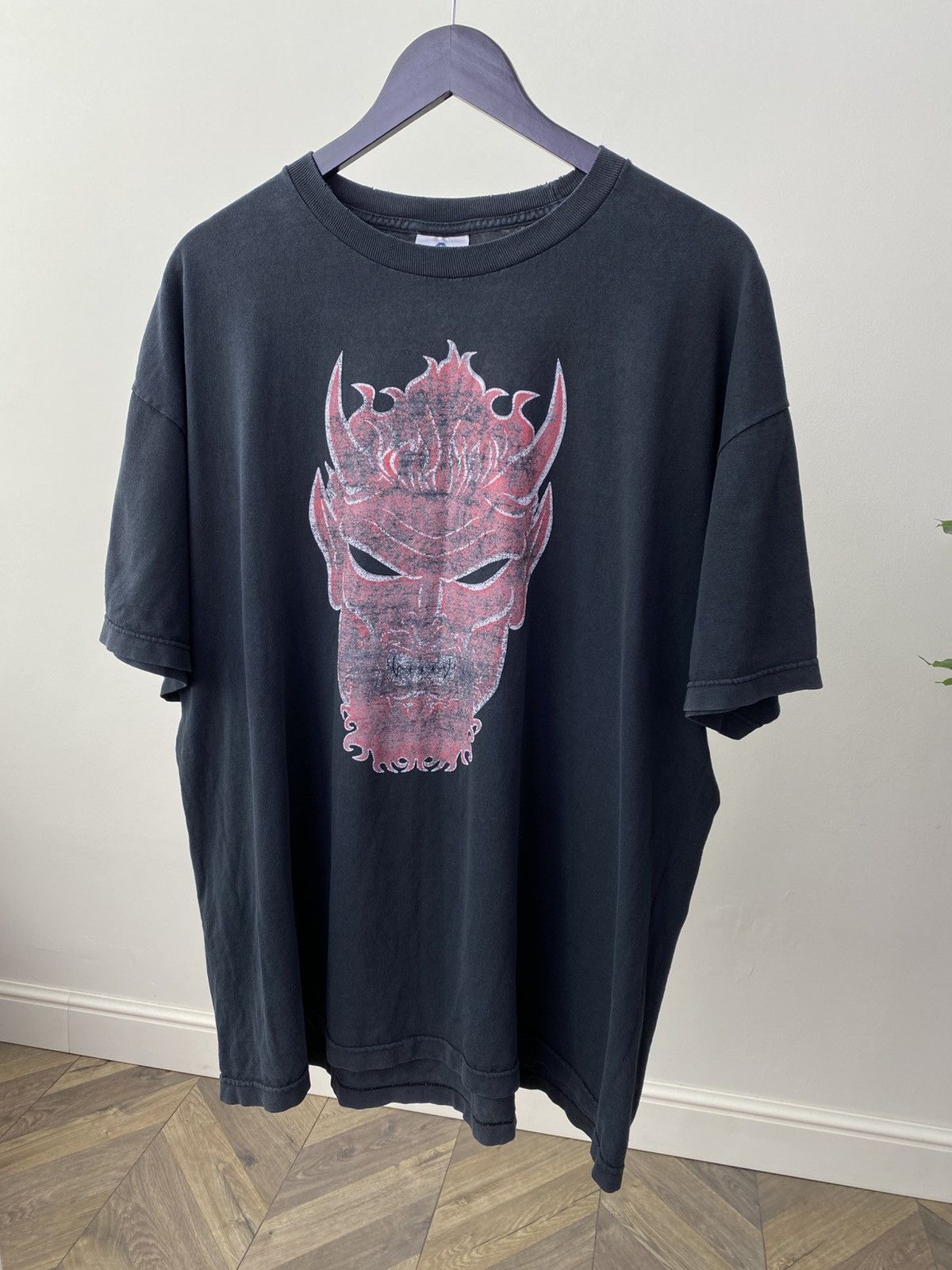 WWE Vintage 00s The Undertaker T-Shirt Big Evil Red Devil WWE Size US XXL / EU 58 / 5 - 3 Thumbnail