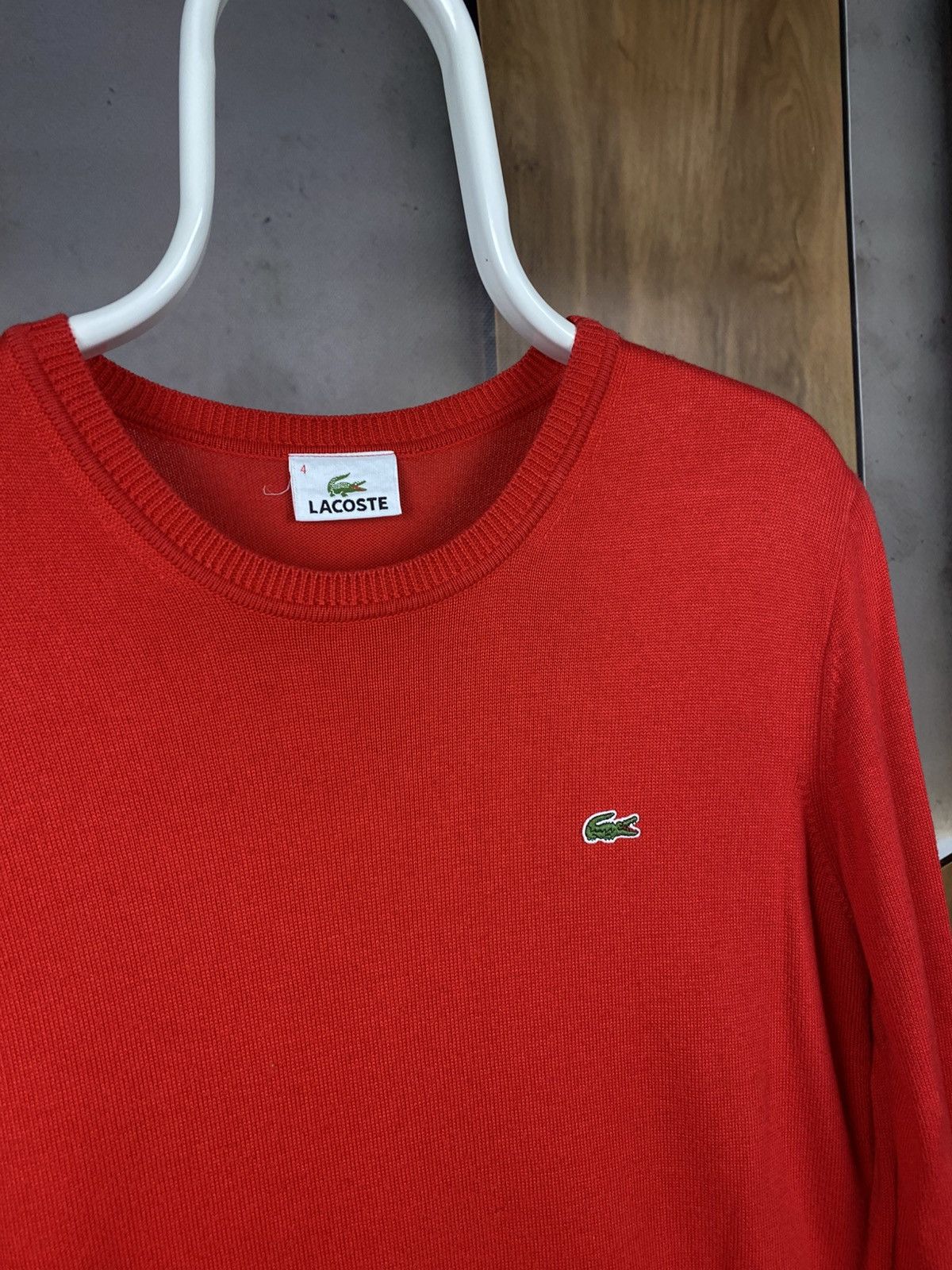 Lacoste 🐊Vintage 90s Sweatshirt Sweater Lacoste Luxury Knit🐊 Size US M / EU 48-50 / 2 - 2 Thumbnail