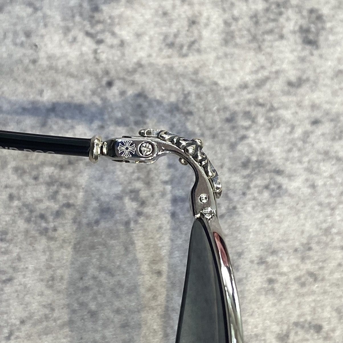 Chrome Hearts CHROME HEARTS DIAMOND DOG Shiny Silver/Black Size ONE SIZE - 7 Thumbnail