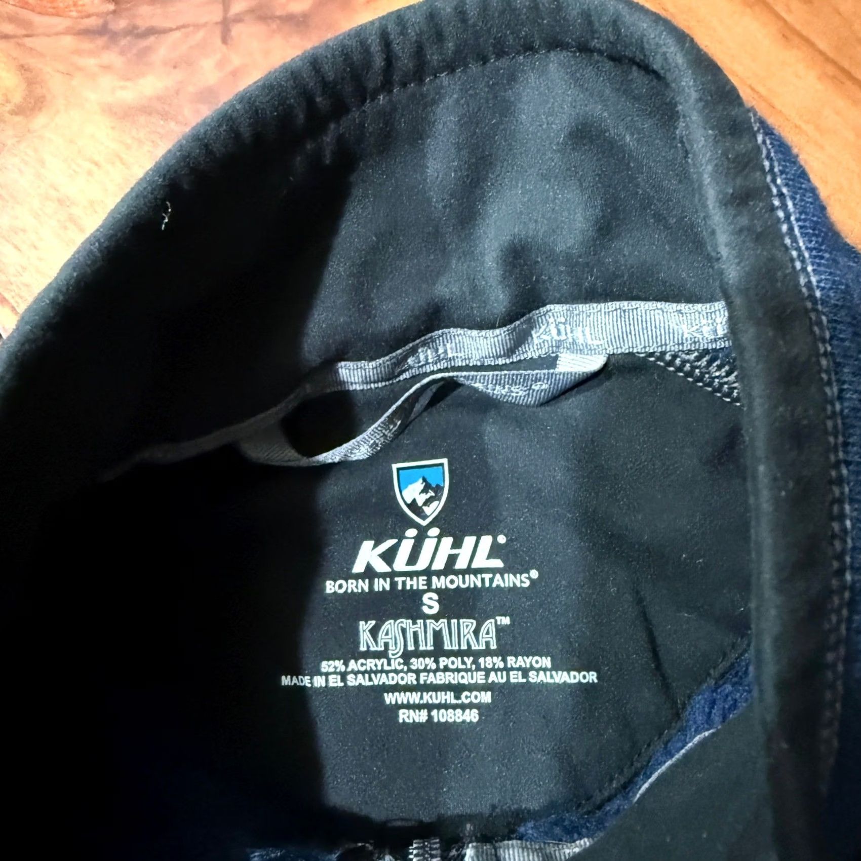 Vintage Kuhl Kashmira Men's Sweater Long Sleeve Pullover 1/4 Zip Mock Neck Blue S Knit Stretch Vintage No Size US S / EU 44-46 / 1 - 3 Thumbnail