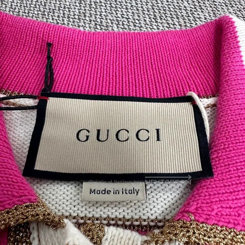Gucci Gucci Striped loose casual knitted sweater short sleeves Size XS / US 0-2 / IT 36-38 - 4 Thumbnail