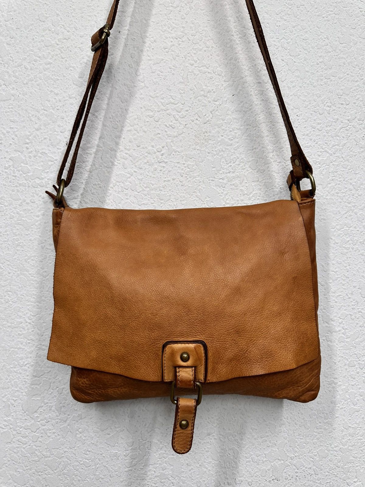 Diesel Vintage AS 98 Metal Zip Design Leather Bag Dolce Gabbana GOA Size ONE SIZE - 2 Thumbnail
