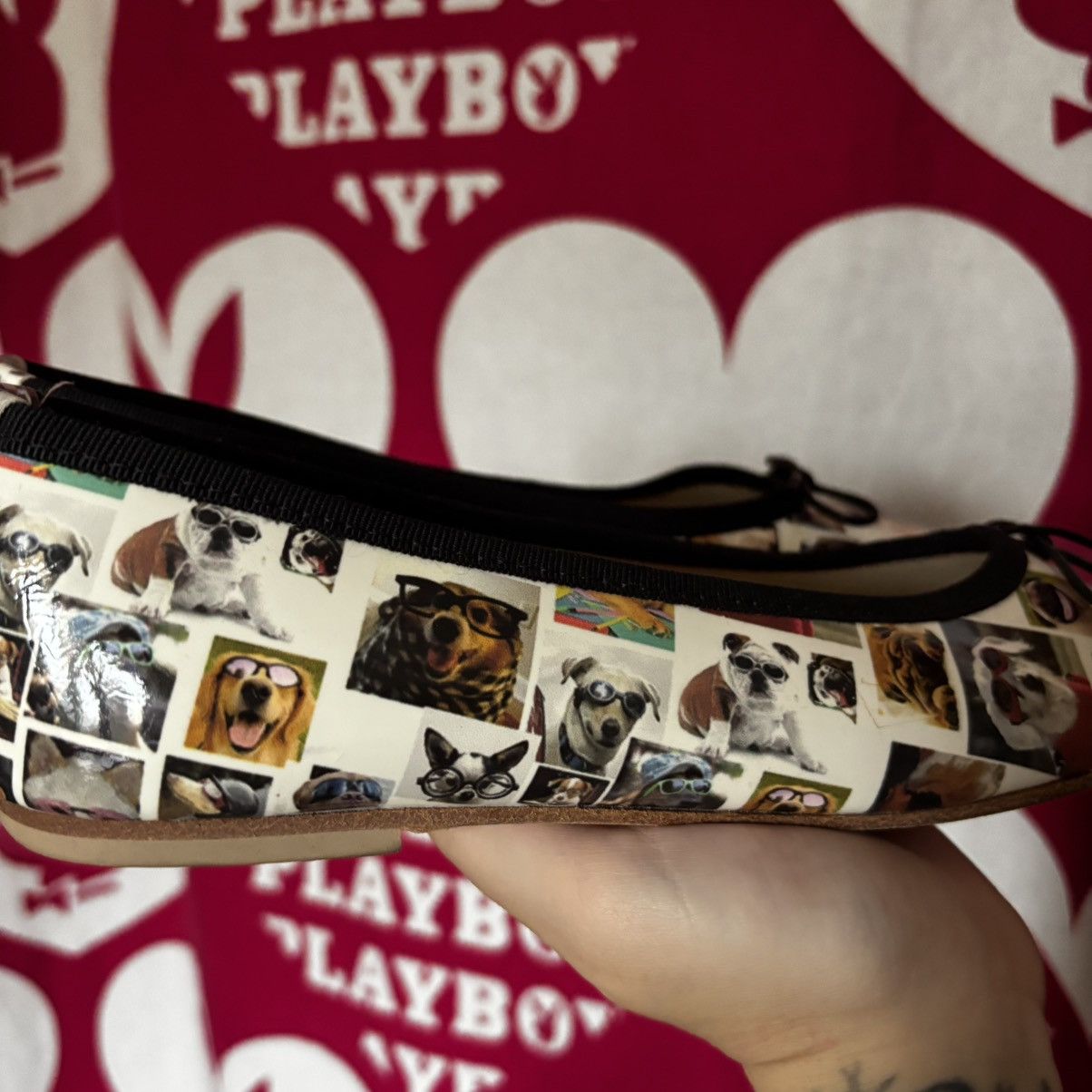 Other Vintage Funny Ballet Shoes With Dogs :) Size US 6 / IT 36 - 12 Thumbnail