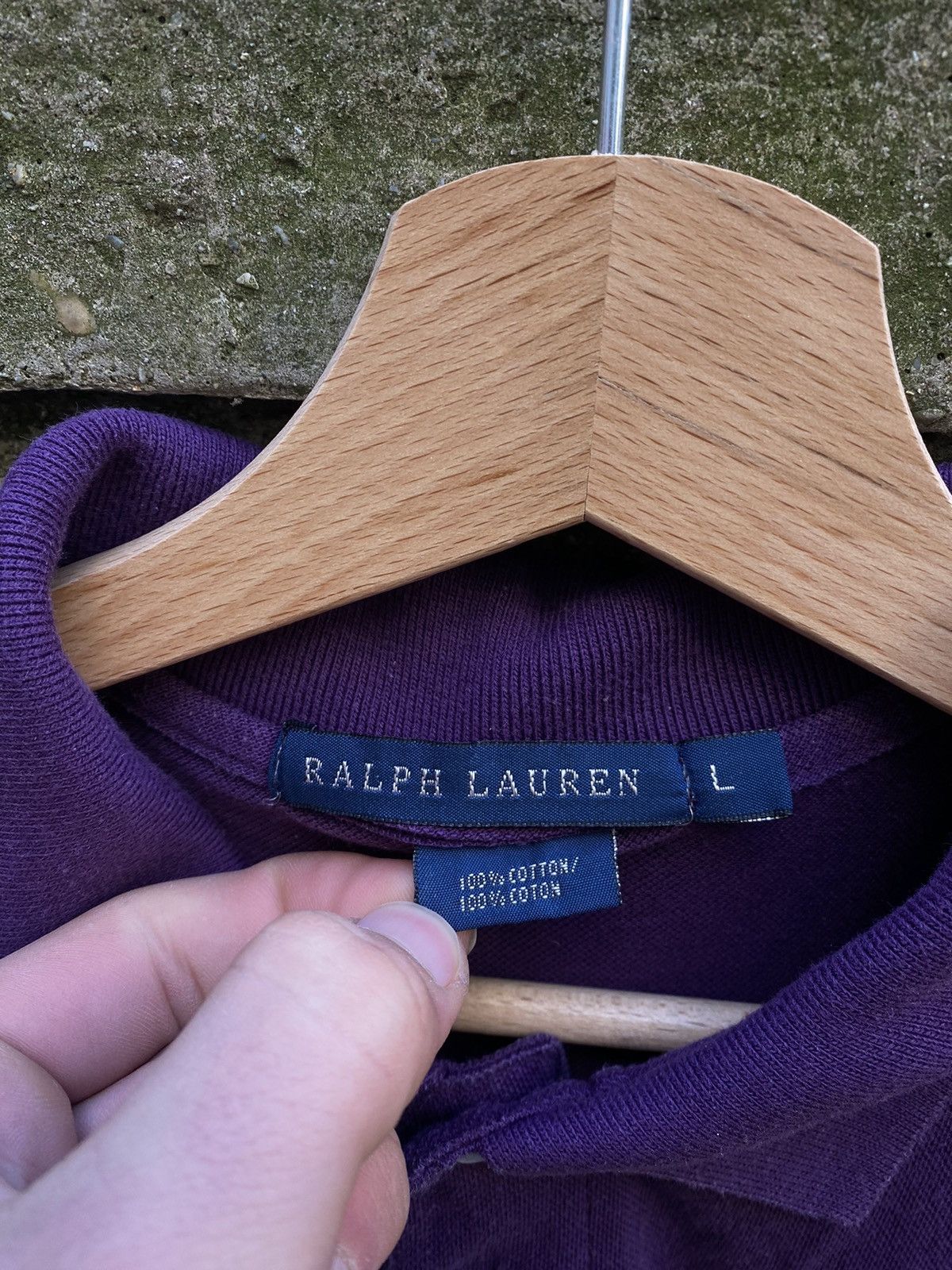 Ralph Lauren × Vintage Polo Ralph Lauren USA Embroidered Logo Y2K Polo T-Shirt Size US L / EU 52-54 / 3 - 4 Thumbnail