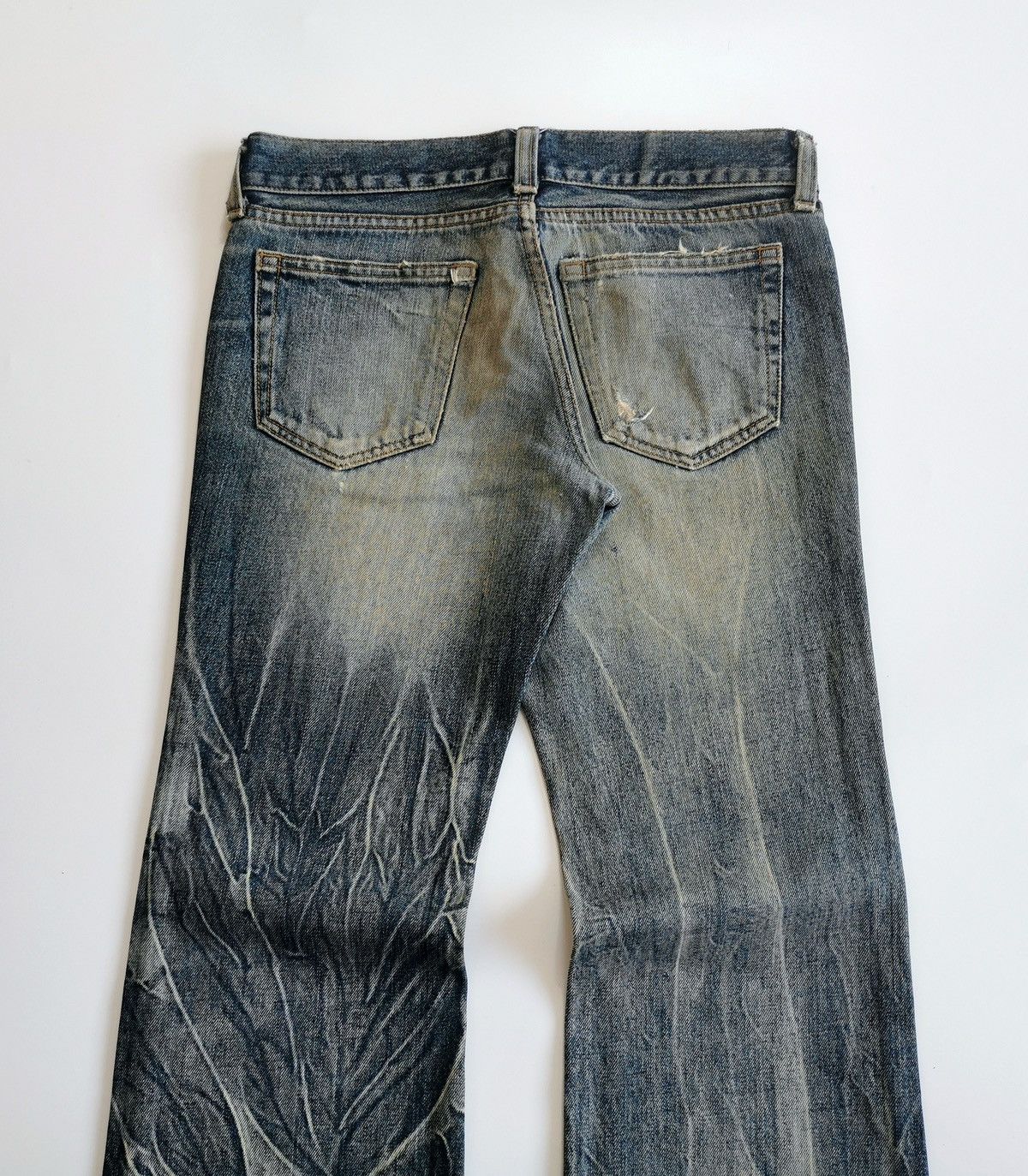 JACKROSE Bootcut Flare Mudmax Jackrose Thrashed Jeans ERD Grunge Size US 30 / EU 46 - 8 Thumbnail