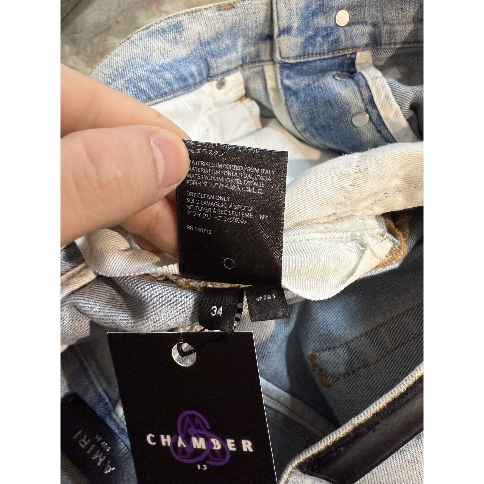 Amiri Amiri Jeans Thrasher Paint Splatter Used 34 Size US 34 / EU 50 - 4 Thumbnail