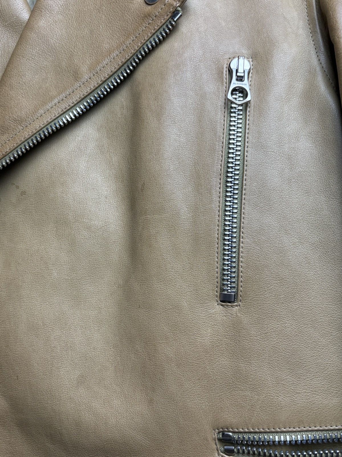 Jil Sander Jil Sander Sample Runway leather biker Size US L / EU 52-54 / 3 - 5 Thumbnail