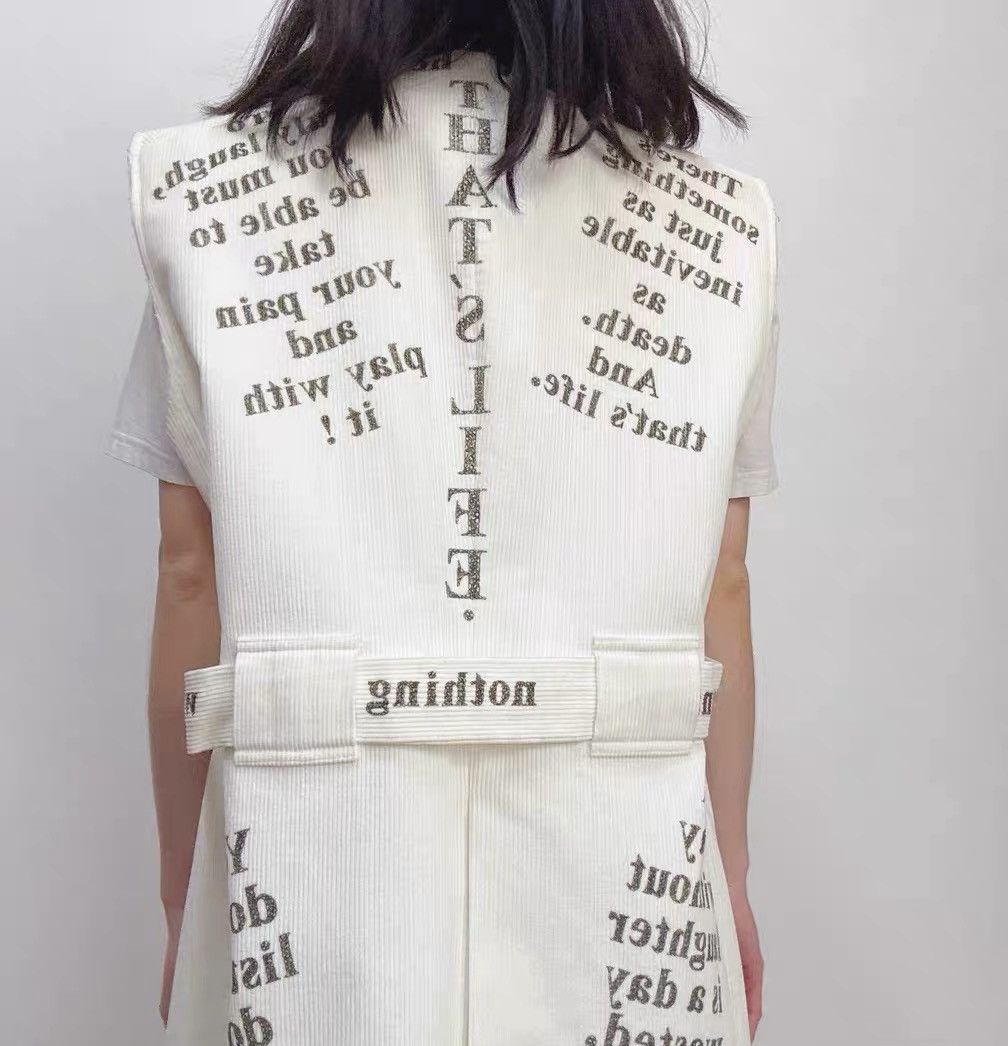 Takahiromiyashita The Soloist. TAKAHIROMIYASHITA THE SOLOIST white corduroy vest Size US S / EU 44-46 / 1 - 4 Thumbnail