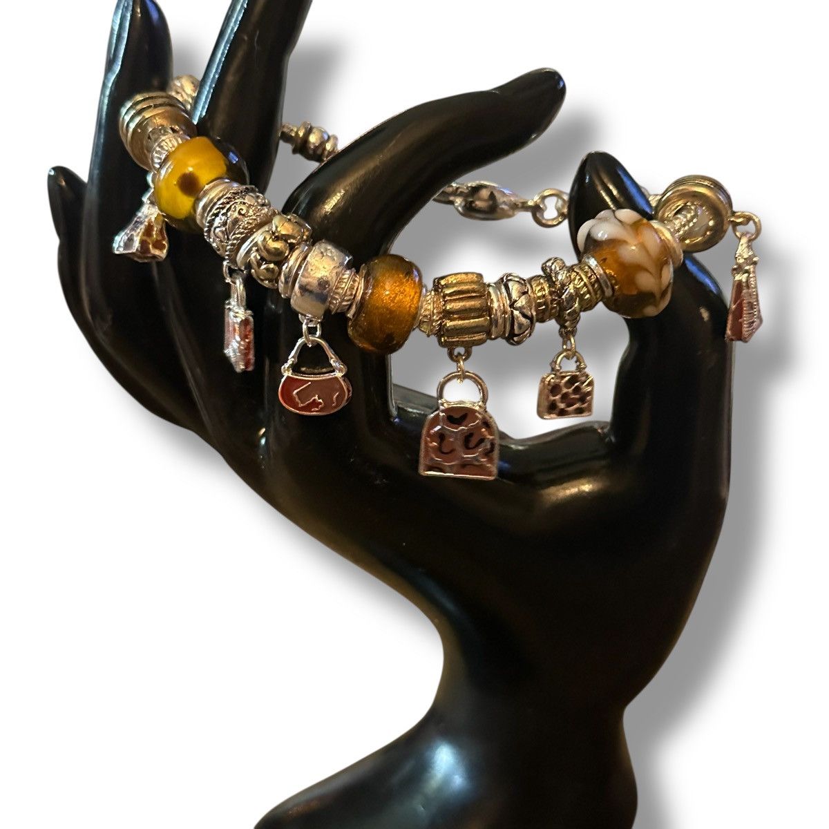 Other Leopard animal print fashion purse sliding charm bracelet Size ONE SIZE - 2 Thumbnail