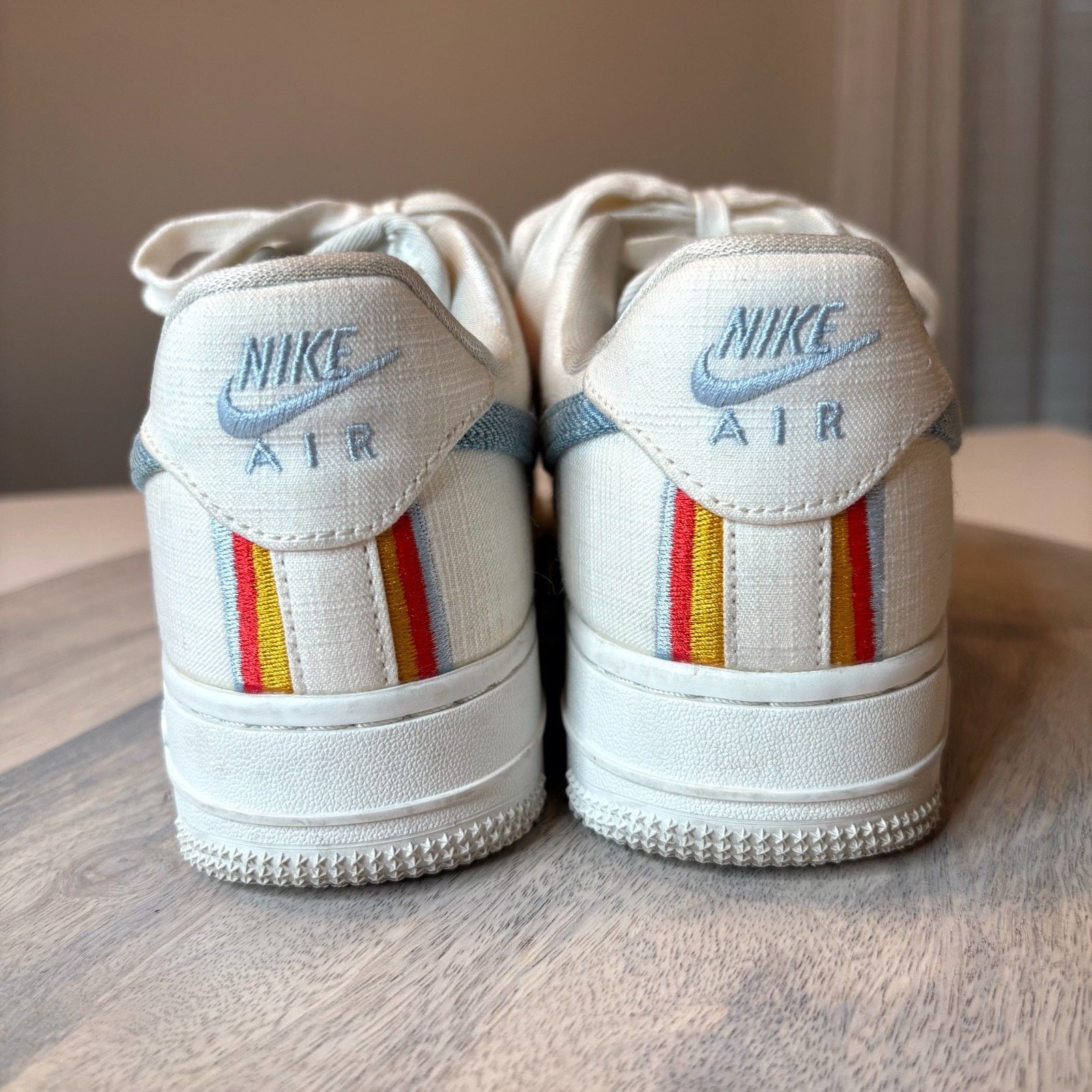Nike Nike Air Force 1 Low DJ4655-133 Rainbow Canvas Sneakers Sz 7 Size US 7 / IT 37 - 8 Thumbnail