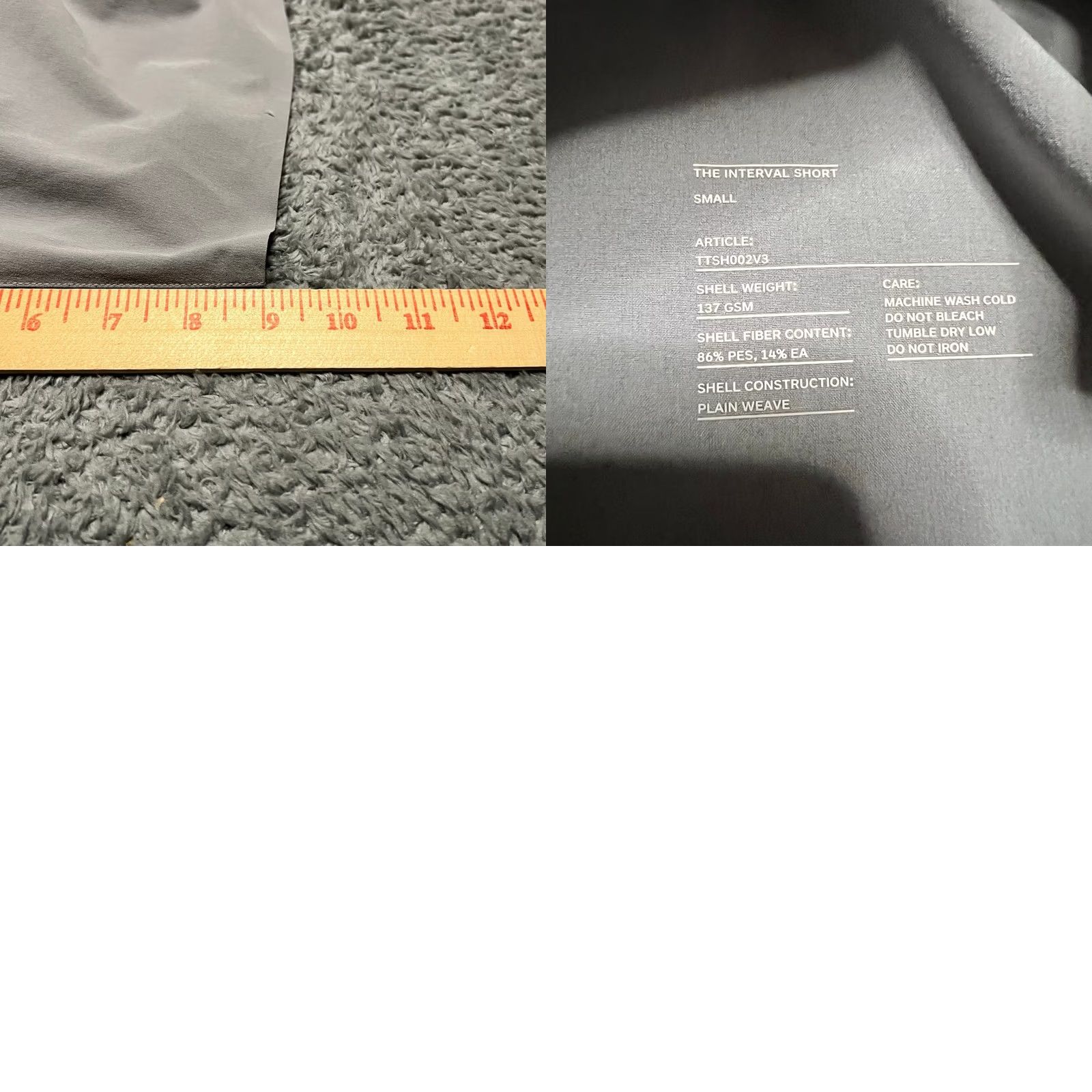 Ten Thousand Ten Thousand Shorts Mens Small Gray Athletic Interval S Size US 29 - 8 Thumbnail