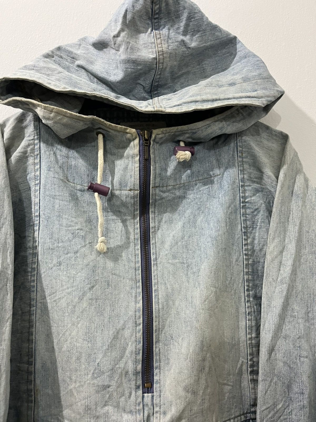 Pure Blue Japan 💥Vintage Combat Freaks USN NYC Denim Pullover Size US XL / EU 56 / 4 - 6 Thumbnail