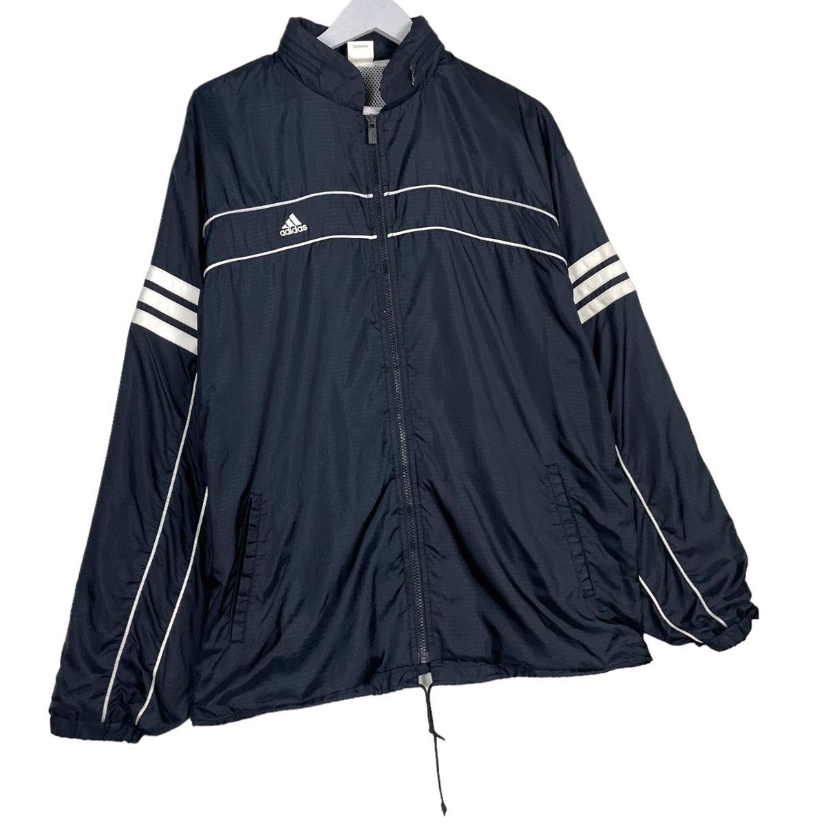Adidas × RUN DMC × Vintage 💥90s ADIDAS EQUIPMENT LIGHT ZIPPER NYLON WINDBREAKER Size US L / EU 52-54 / 3 - 3 Thumbnail