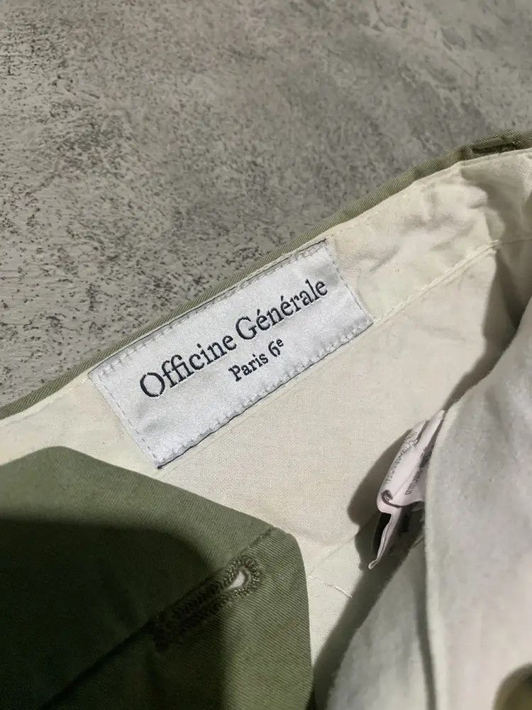 Officine Generale 'paul' pant it cotton Linen army green pants Size US 30 / EU 46 - 6 Thumbnail