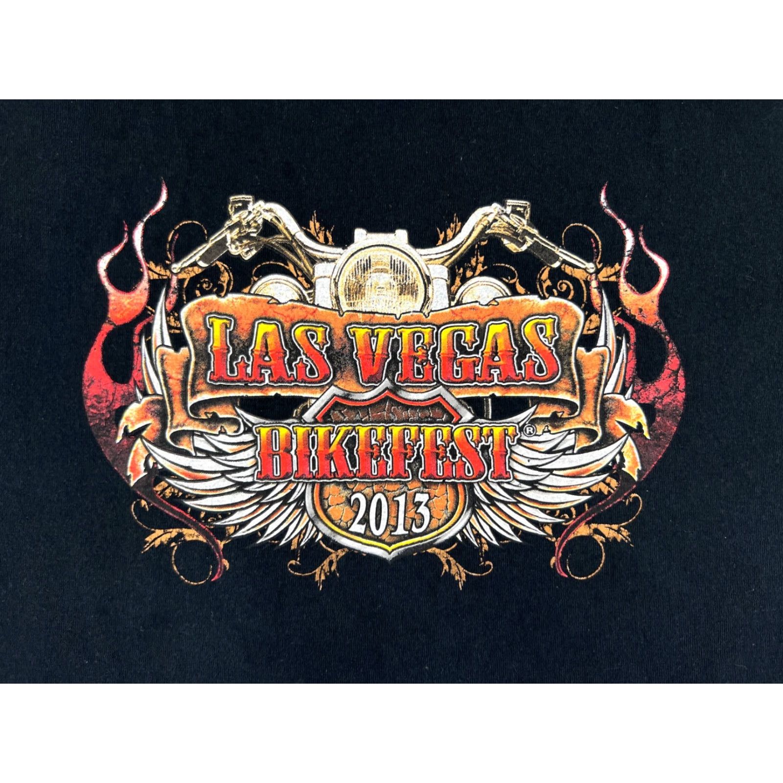 Vintage Bike Week T-Shirt Mens Large Black Cotton Short Sleeve Crew Neck 2013 Motorcycle Music Size US L / EU 52-54 / 3 - 3 Thumbnail
