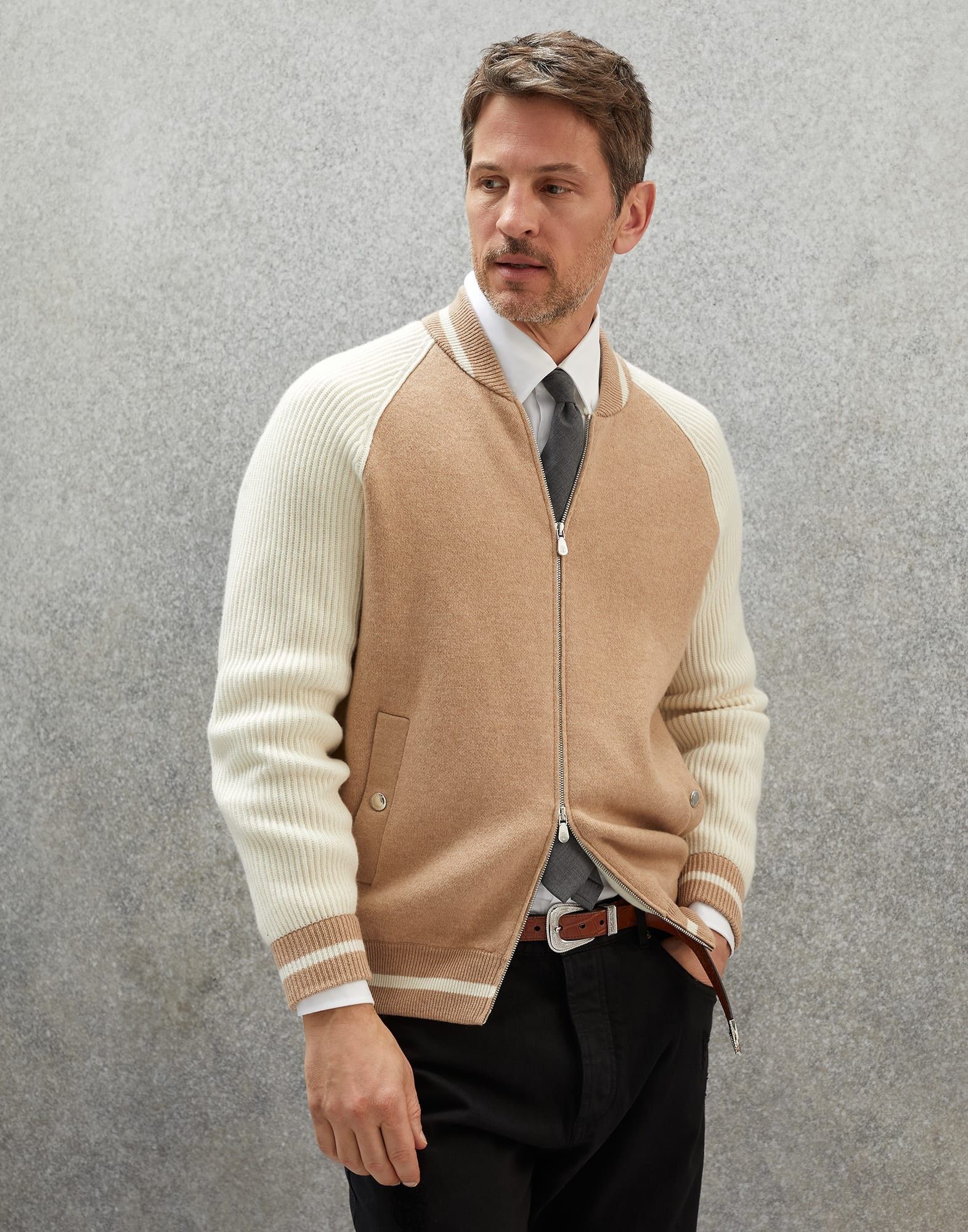 Brunello Cucinelli o1w1db10924 Cardigan in Multicolor Size US M / EU 48-50 / 2 - 5 Thumbnail