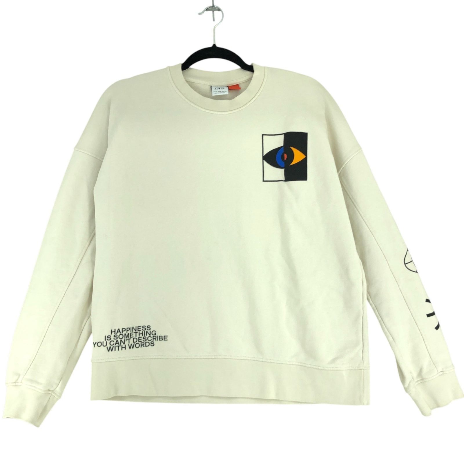 Zara Zara x Marco Oggian Size M Sweatshirt Beige *TINY FLAW Size US M / EU 48-50 / 2 - 1 Thumbnail