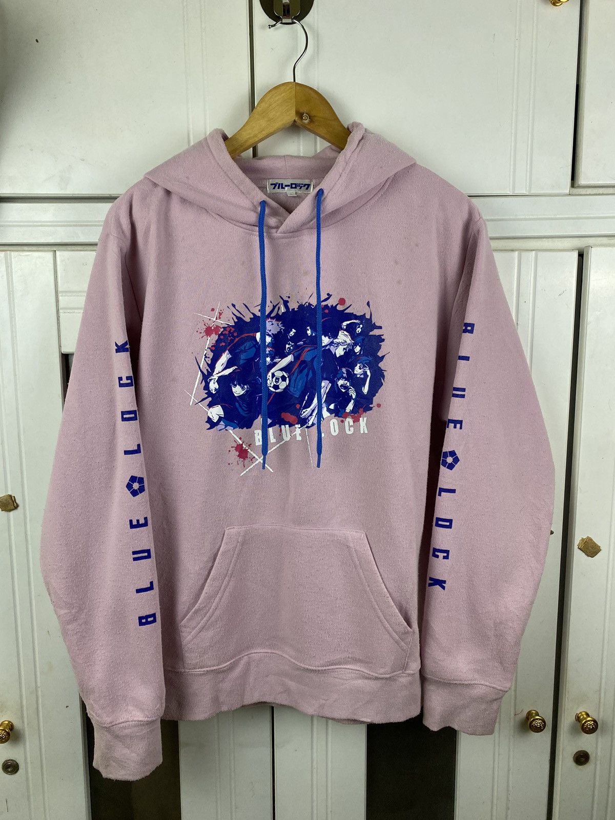 Anime × Japanese Brand Vintage Anime Blue Lock Hoodie Pullover Size US L / EU 52-54 / 3 - 2 Thumbnail