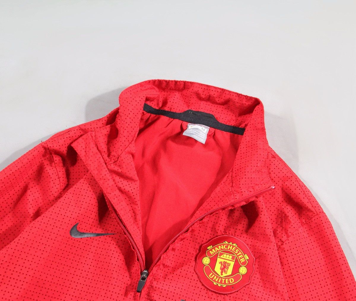 Nike Nike Manchester United Soccer Football Jacket Vintage Red M Size US M / EU 48-50 / 2 - 5 Thumbnail