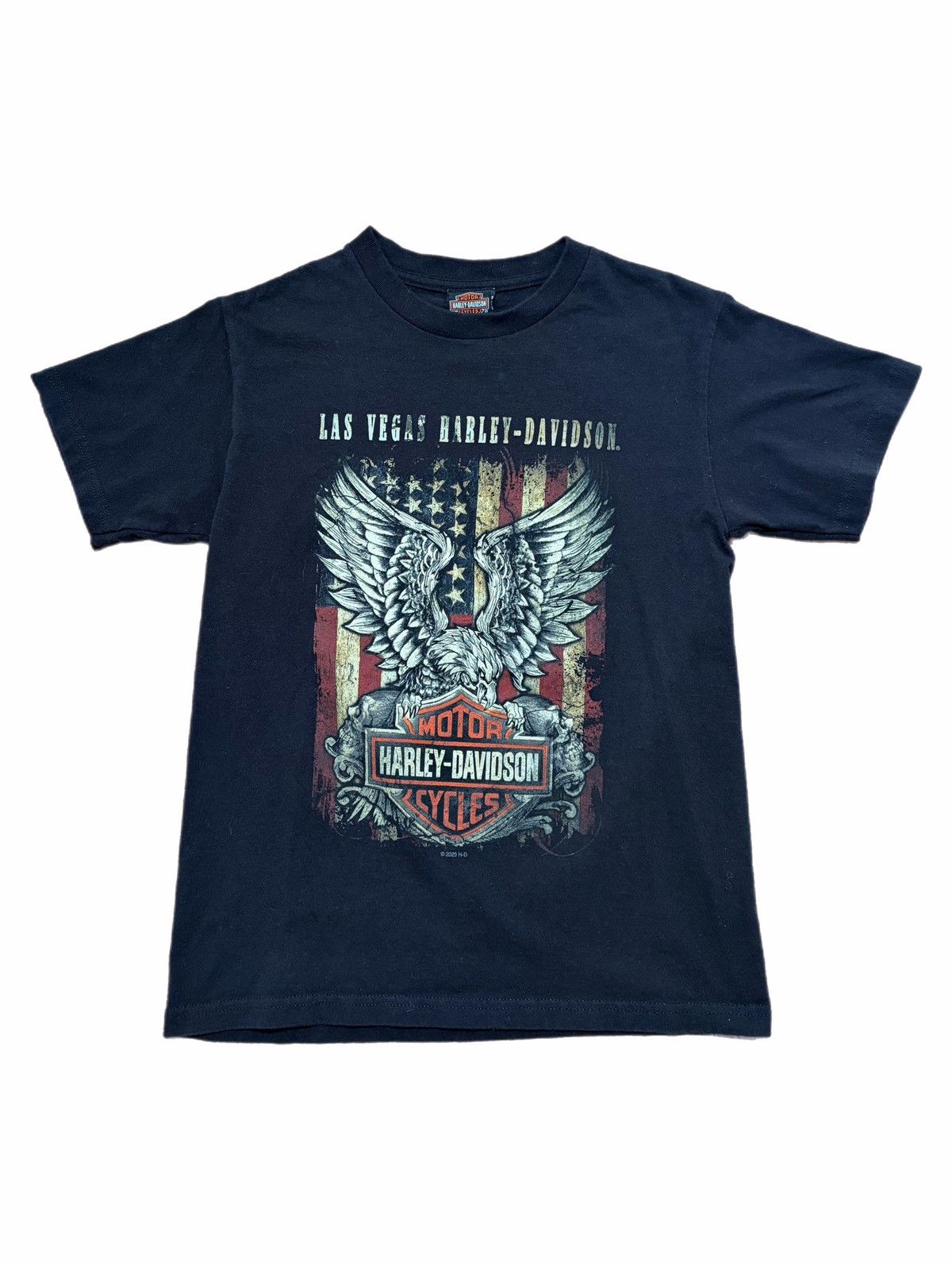 Harley Davidson Harley-Davidson Las Vegas Shirt Mens Eagle Flag Tee USA Size US S / EU 44-46 / 1 - 1 Thumbnail