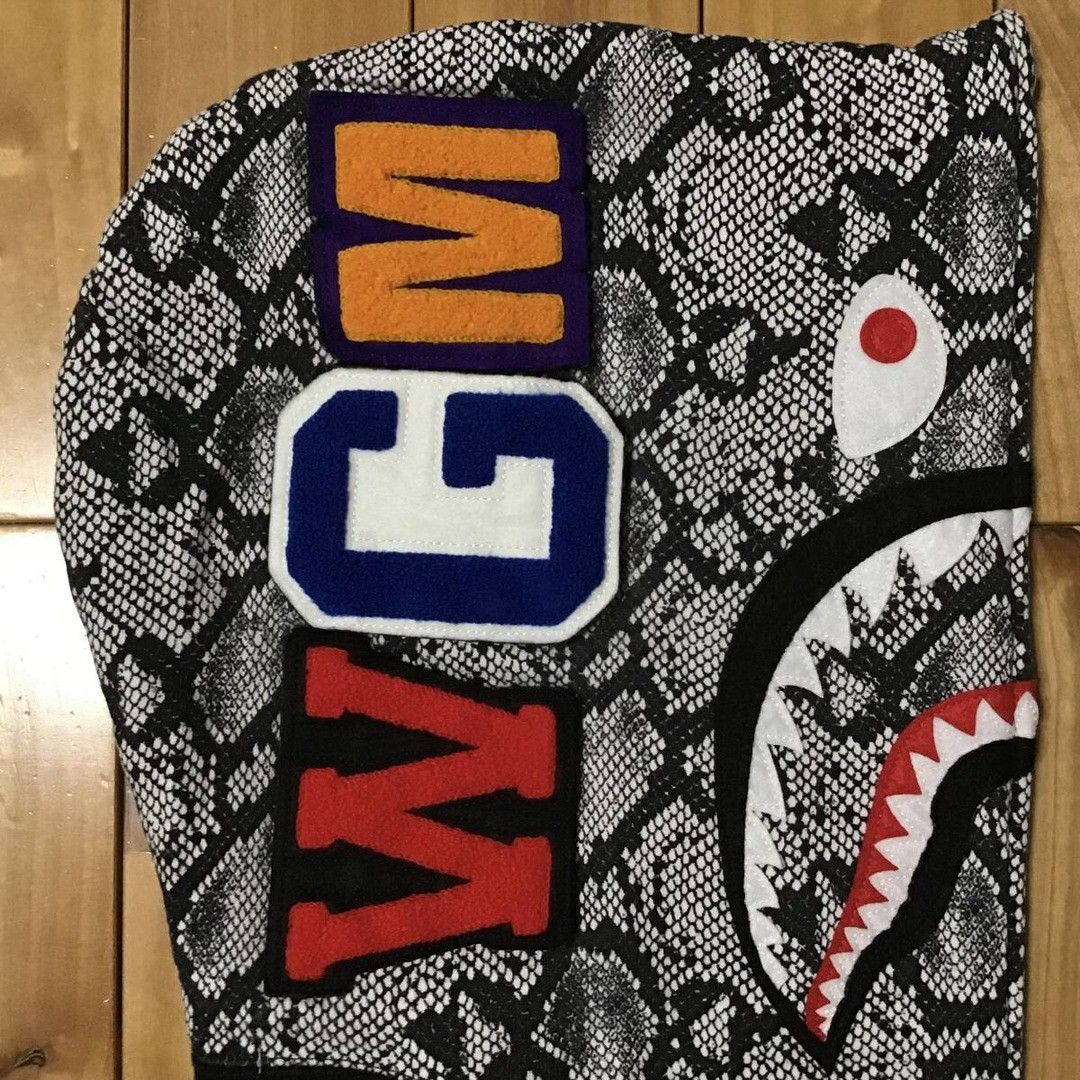 Bape × Nigo 2013 BAPE Snake shark full zip hoodie a bathing ape NIGO Size US M / EU 48-50 / 2 - 5 Thumbnail