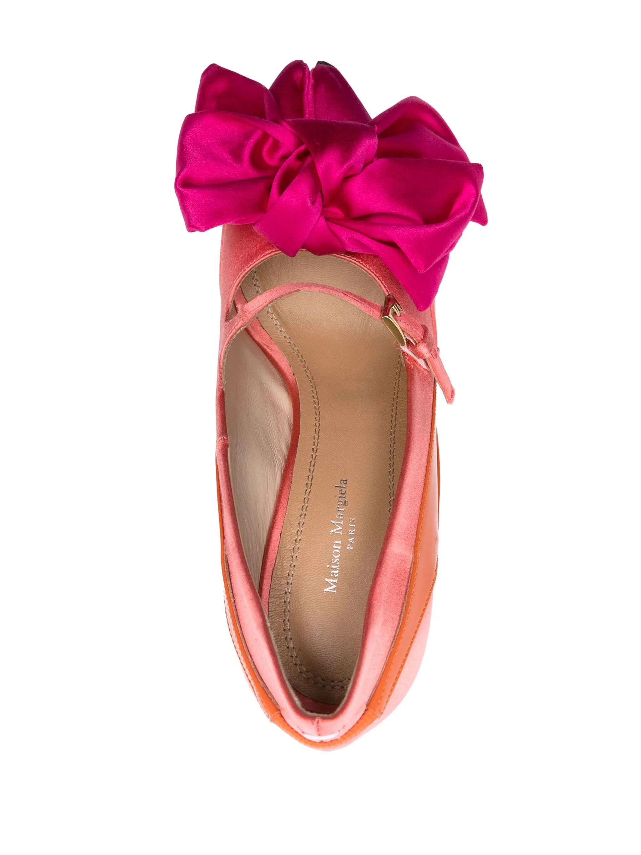 oc11z1225 Tabi Monster 110 Pumps Bright Pink/Orange