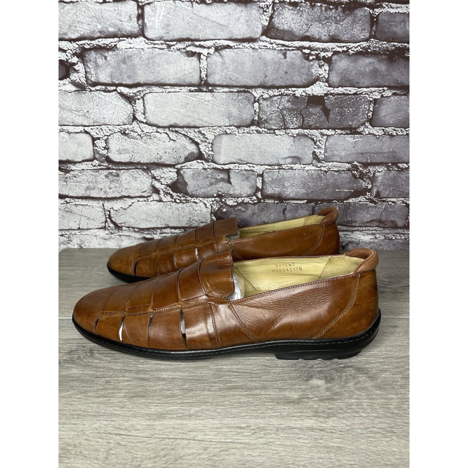 Cole Haan Cole Haan Collection Air Brown Leather Fisherman Sandals Men Size US 12 / EU 45 - 20 Thumbnail