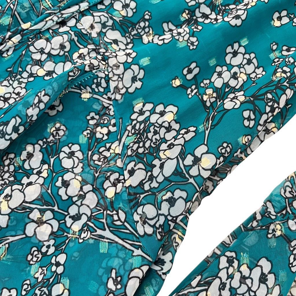 Other House of Harlow 1960 x REVOLVE Vaida Mini Dress in Teal Flor Size XXS / US 00 / IT 34 - 8 Thumbnail