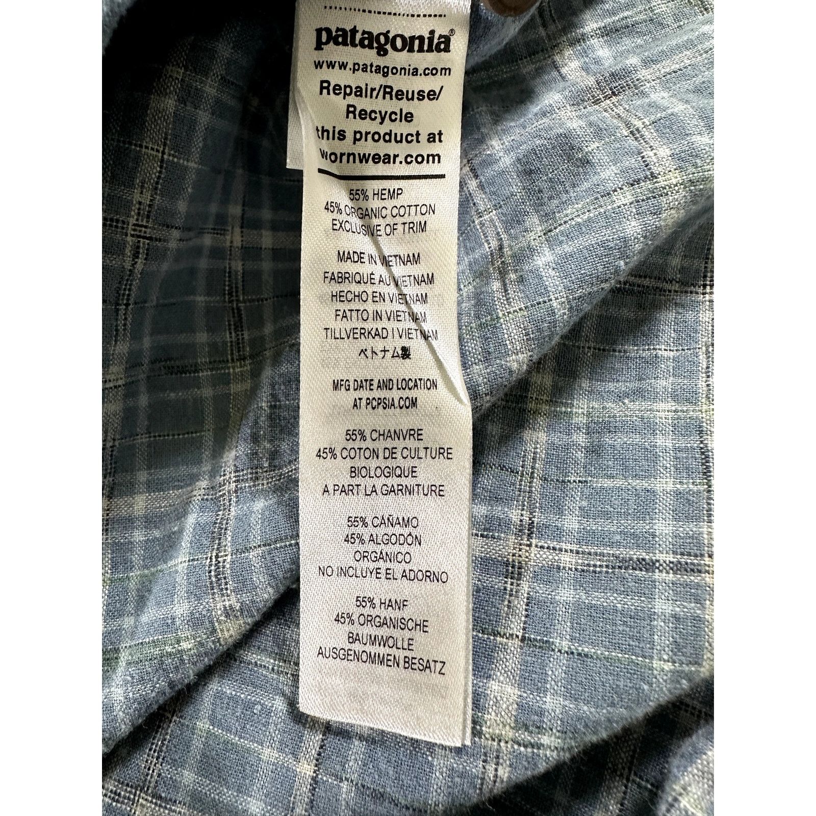 Patagonia Patagonia Short Sleeve Step Back Shirt 53139 Hemp Mens Small Size US S / EU 44-46 / 1 - 8 Thumbnail