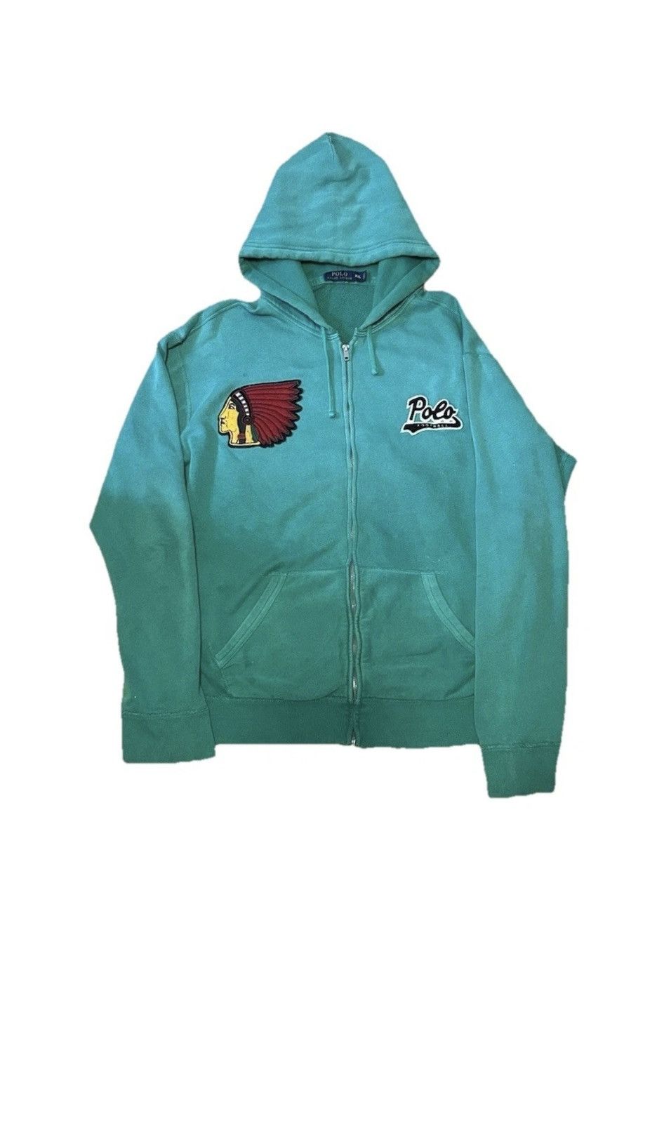 Ralph Lauren Vintage Ralph Lauren Green Zip up Size US XL / EU 56 / 4 - 1 Thumbnail