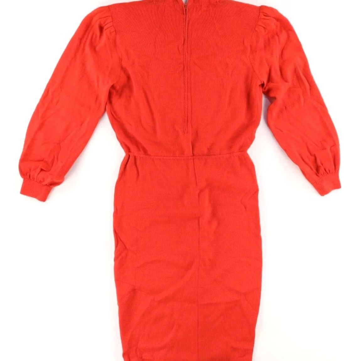 Vintage VTG St. John by Marie Gray Santana Knit BTK Dress Red Women's 10 Size L / US 10 / IT 46 - 4 Thumbnail