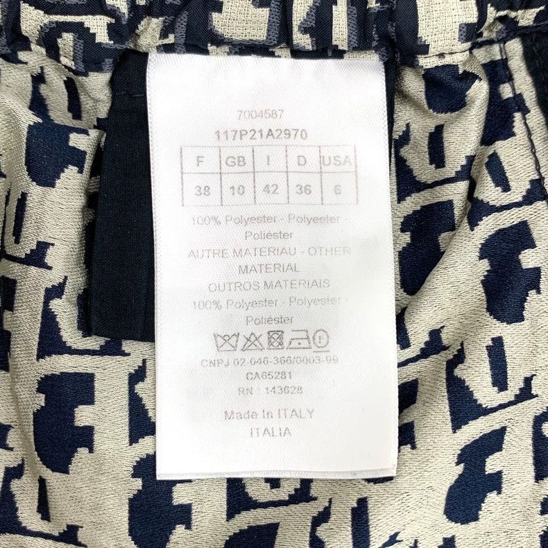 Dior Dior SizeS Color-matched logo jacquad full-print casual sho Size 25" / US 0 / IT 36 - 6 Thumbnail