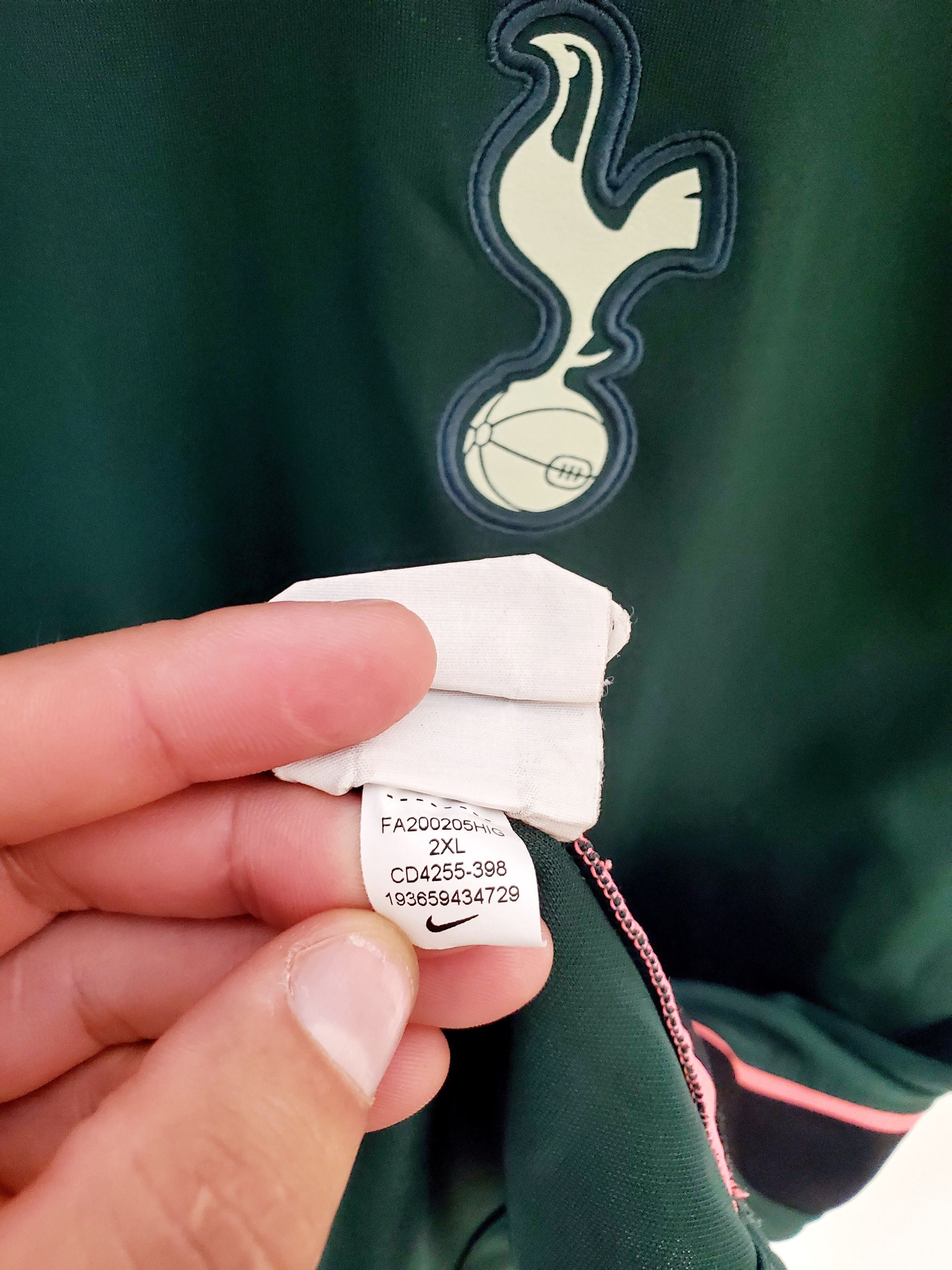 Nike TOTTENHAM HOTSPUR 2020 2021 AWAY SHIRT SOCCER JERSEY XXL Size US XXL / EU 58 / 5 - 5 Thumbnail