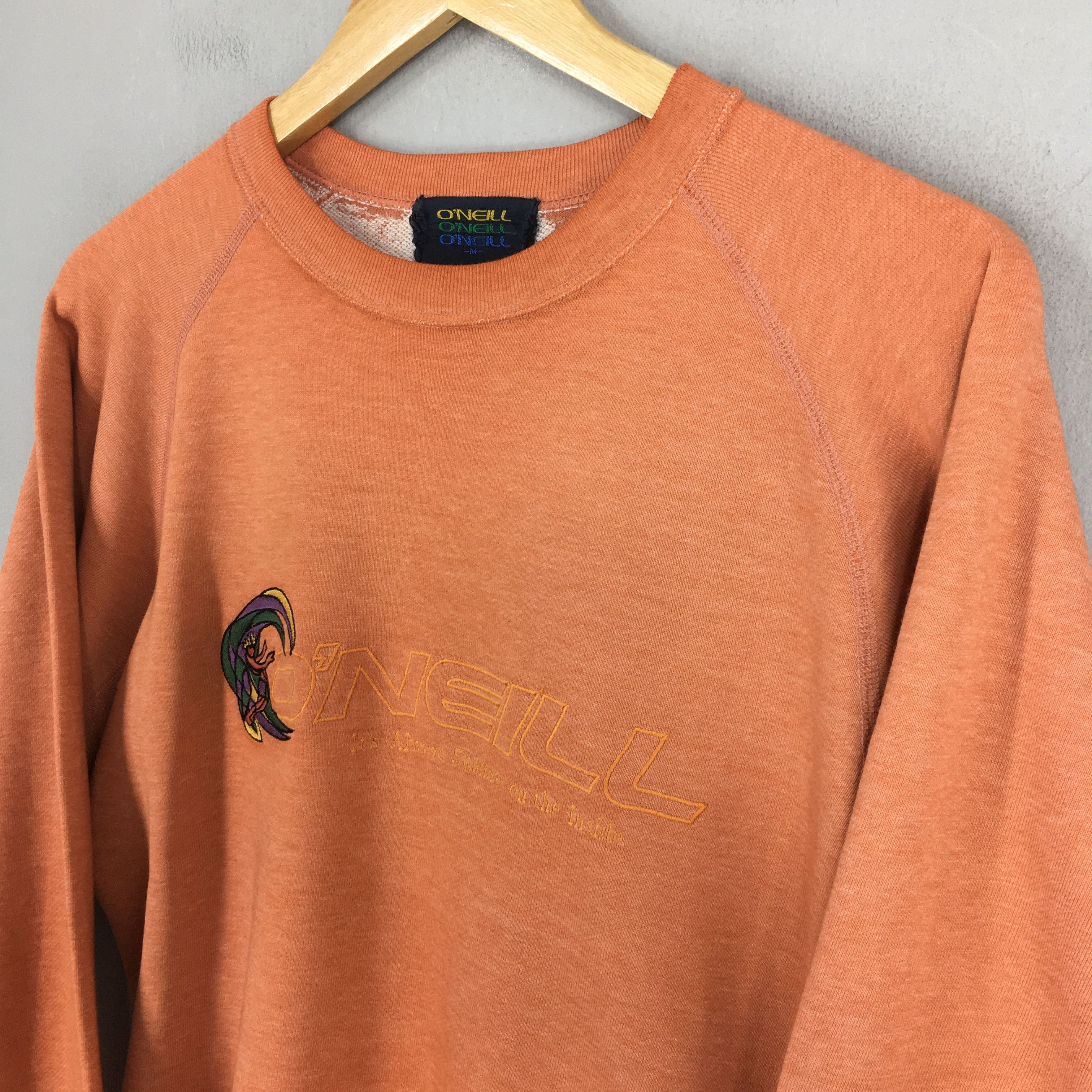 O'Neill × Vintage Vintage 90s Oneill Surf Wear Sportswear Sweatshirt Medium Size US M / EU 48-50 / 2 - 3 Thumbnail